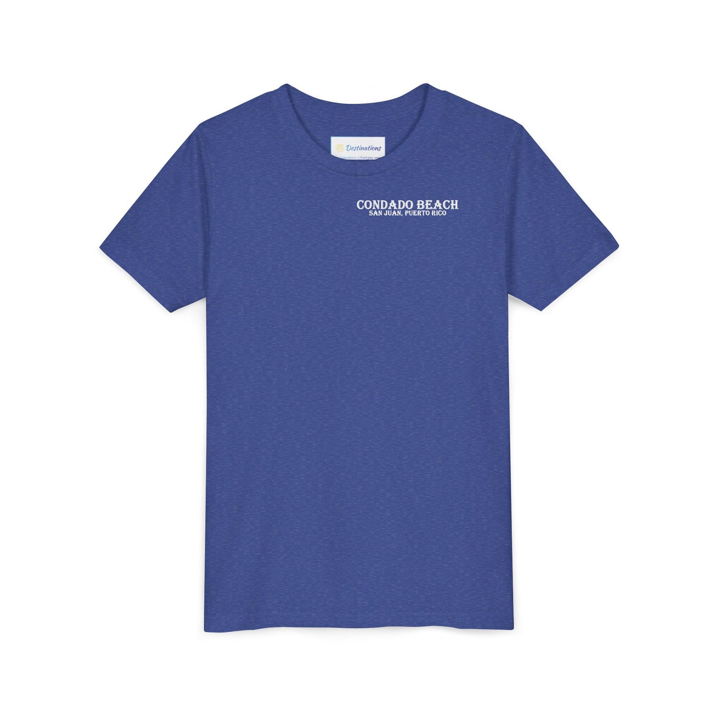 Coastal Vibes Condado Beach Unisex Youth Short Sleeve Tee