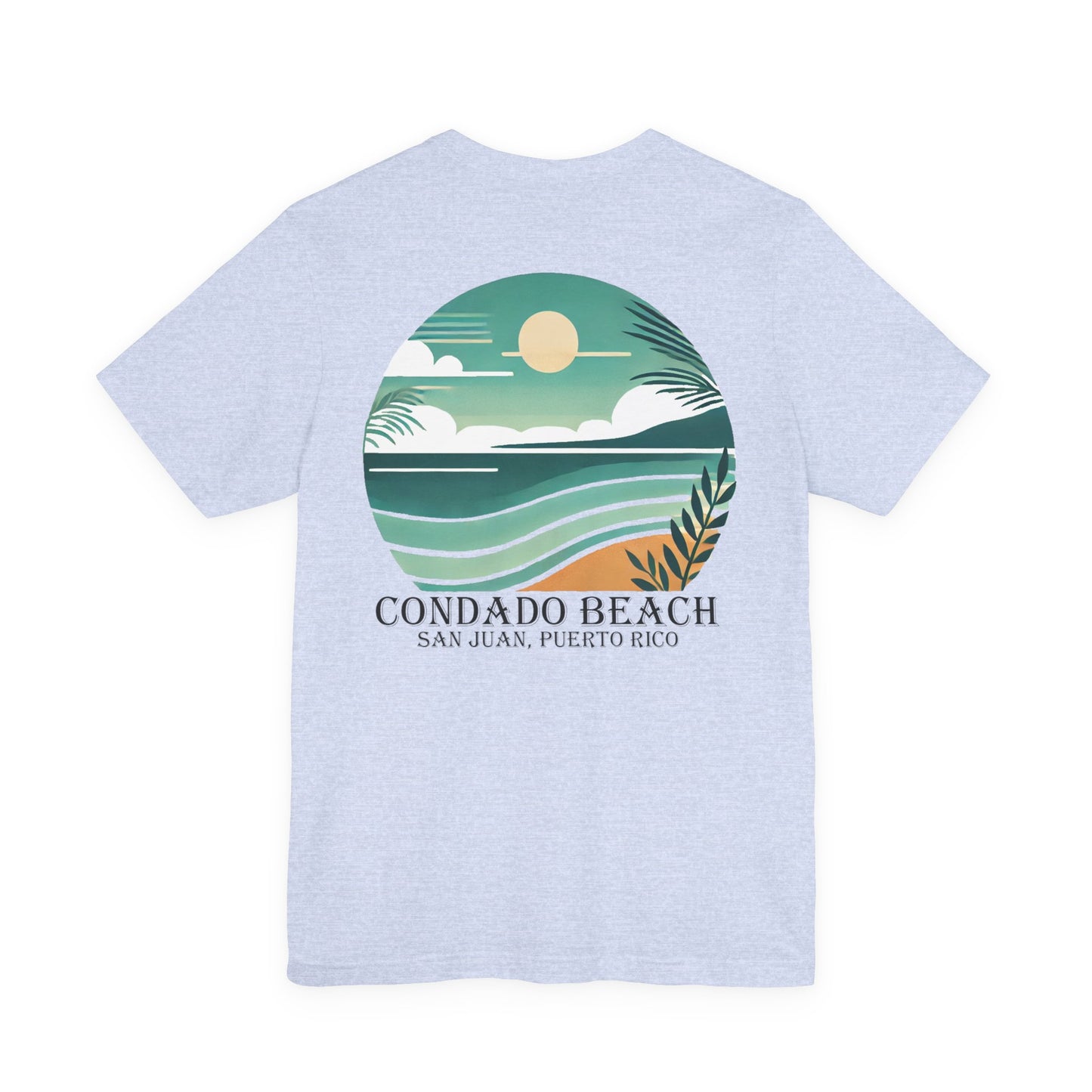 Coastal Vibes Condado Beach Unisex Jersey Short Sleeve Tee
