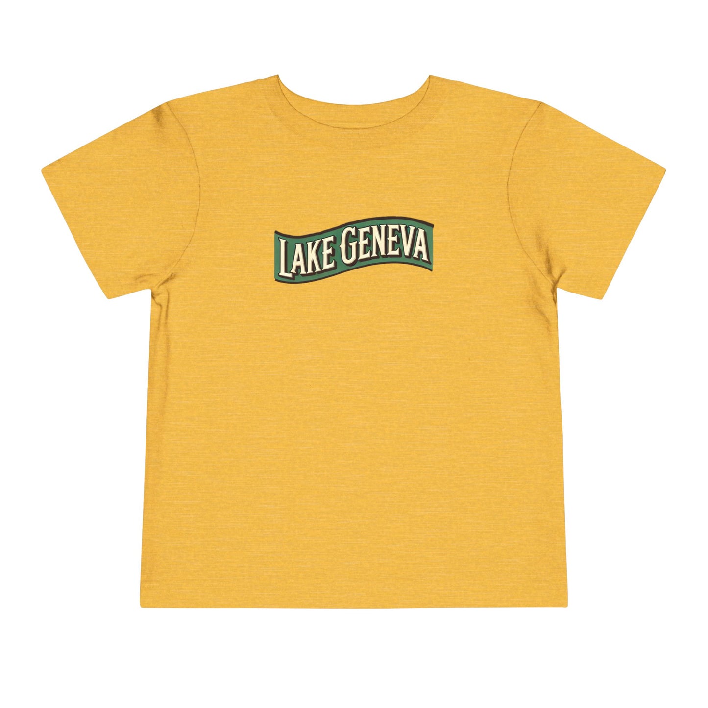Retro Lake Geneva Unisex Toddler Short Sleeve Tee