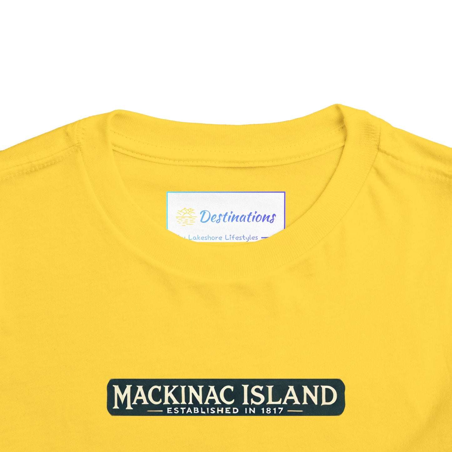 Vintage Mackinac Island Unisex Toddler Short Sleeve Tee
