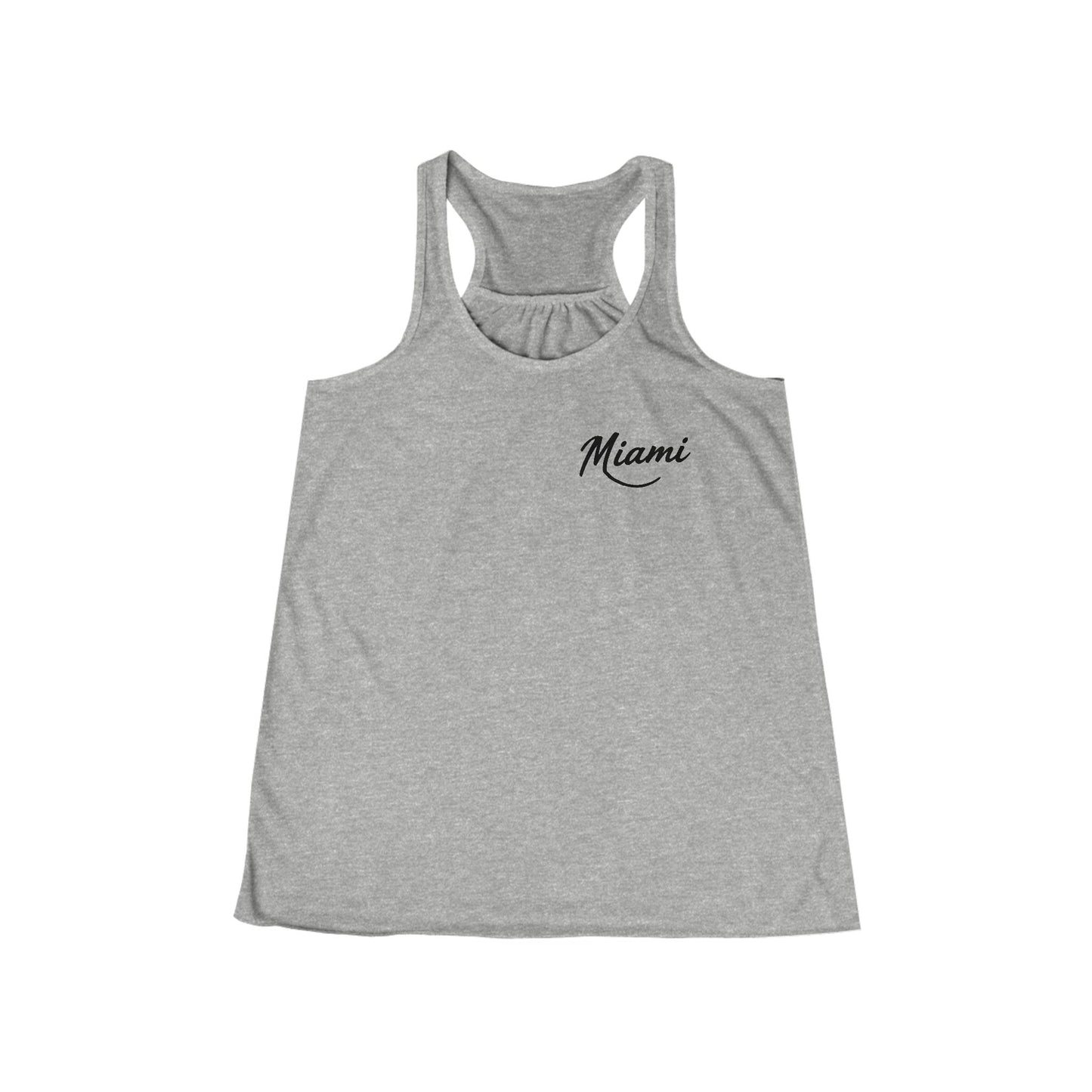 Retro Miami Women's Flowy Racerback Tank
