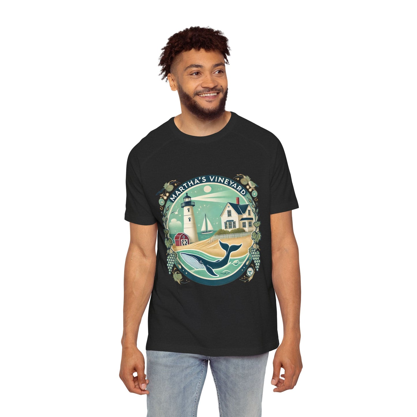 Vintage Martha's Vineyard Men's Raglan T-Shirt