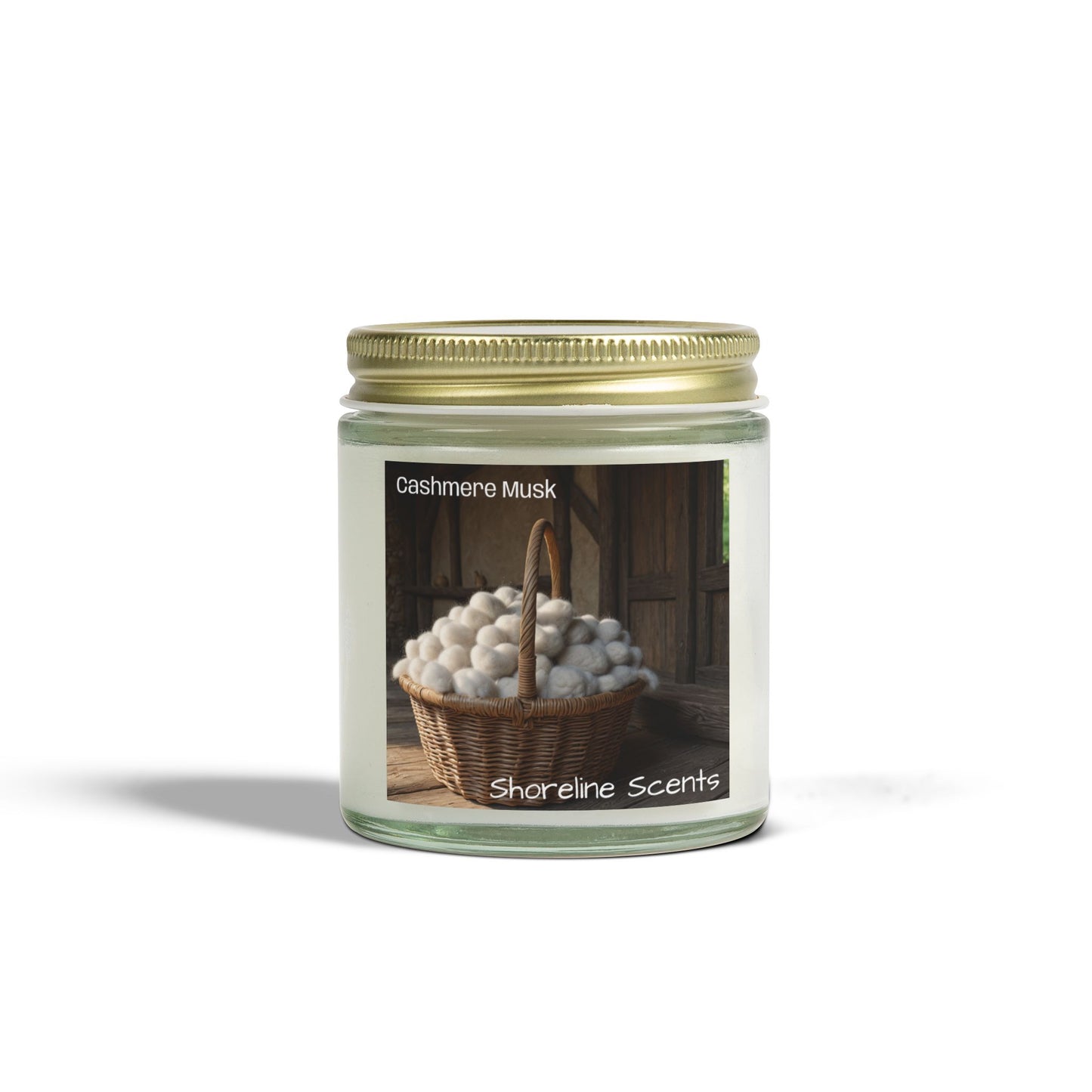 Cashmere Musk Scented Coconut Apricot Wax Candle