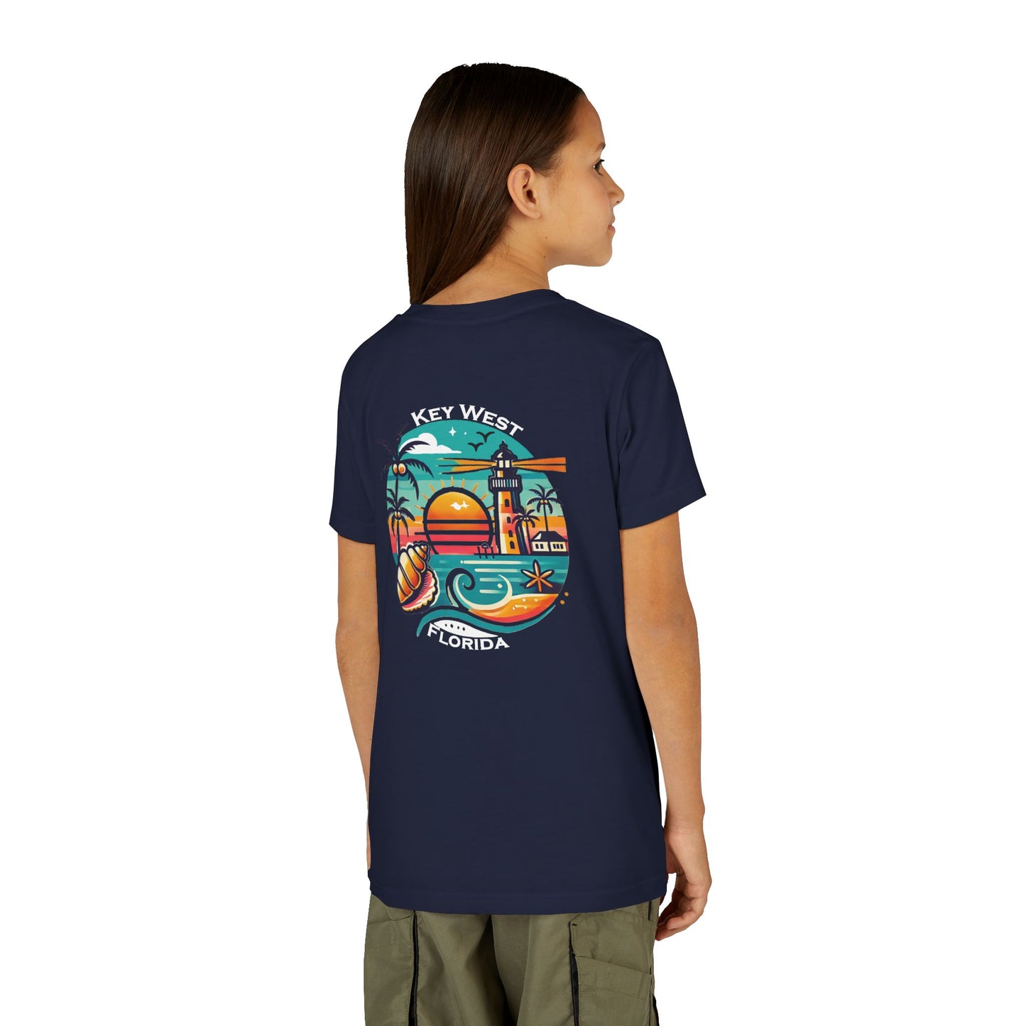 Vibrant Key West Youth Short Sleeve Tee