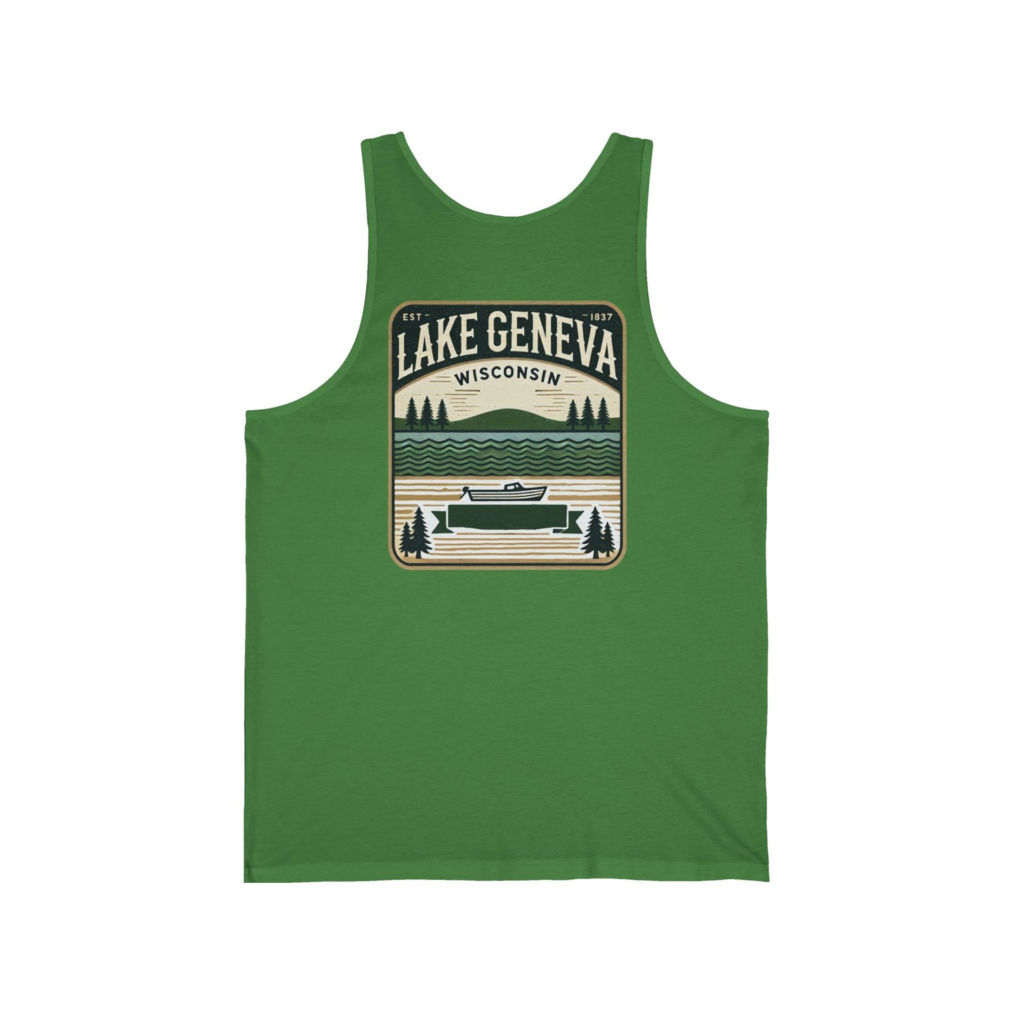 Vintage Lake Geneva Unisex Jersey Tank