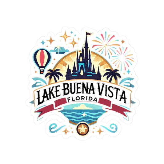 Adventurous Lake Buena Vista Kiss-Cut Sticker