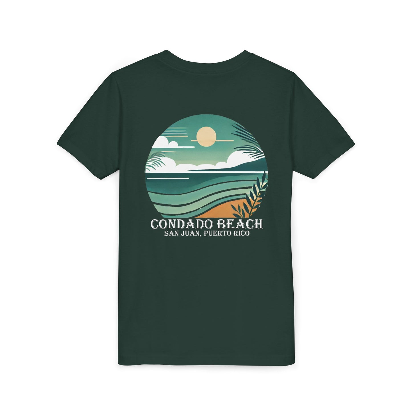 Coastal Vibes Condado Beach Unisex Youth Short Sleeve Tee