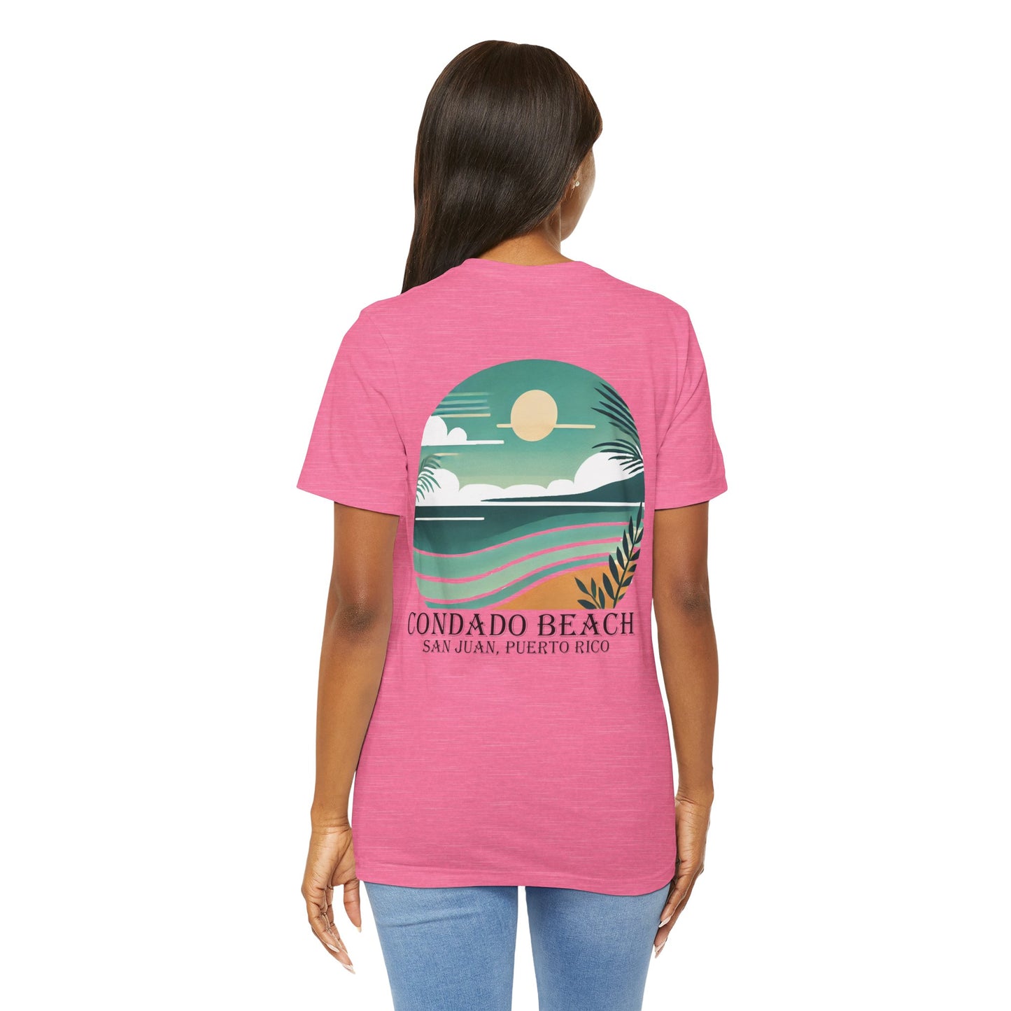Coastal Vibes Condado Beach Unisex Jersey Short Sleeve Tee