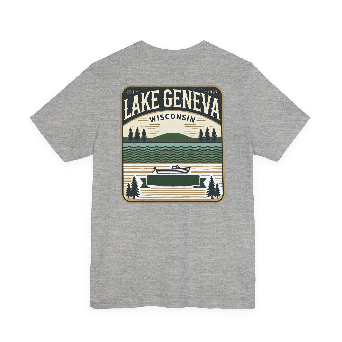 Vintage Lake Geneva Unisex Jersey Short Sleeve Tee