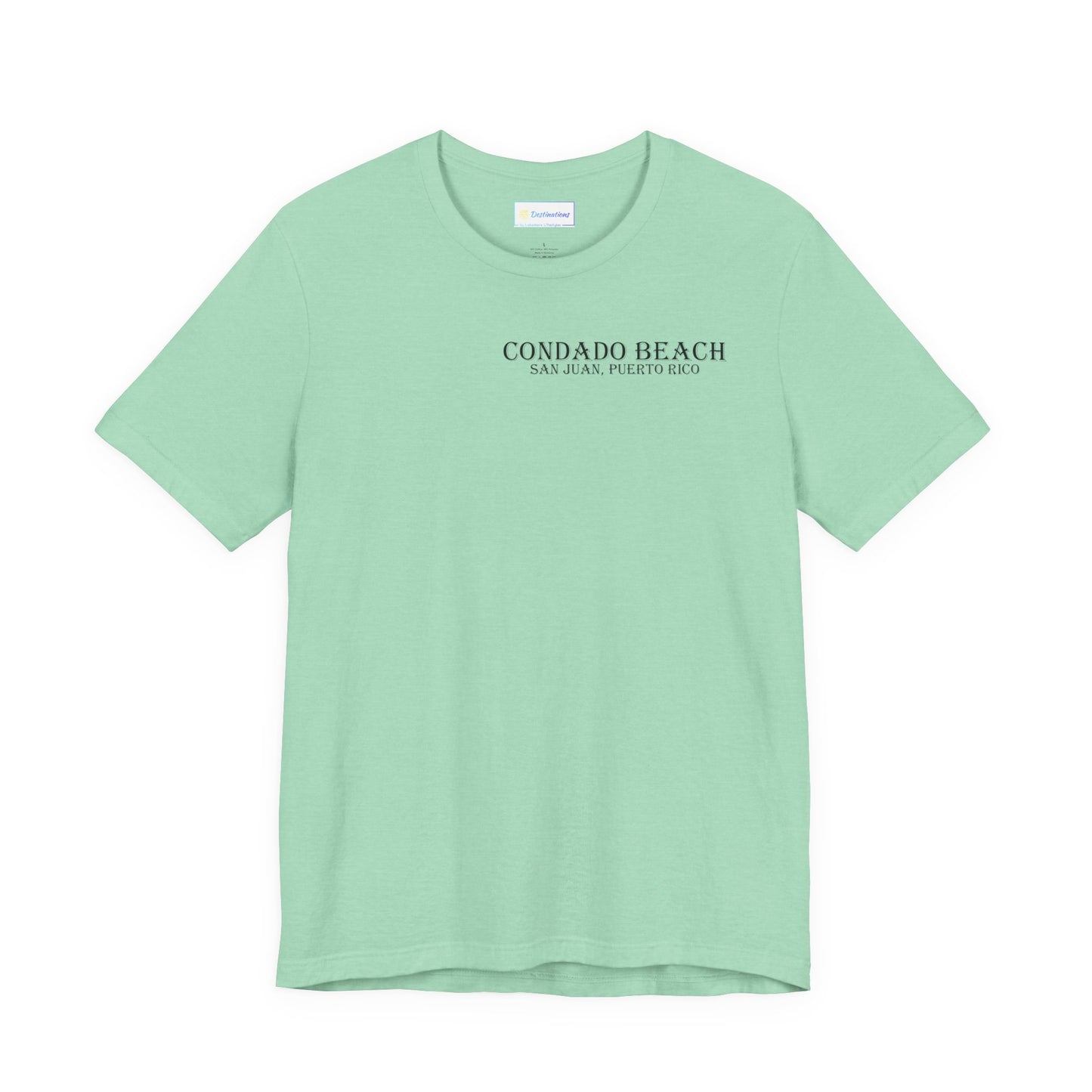 Coastal Vibes Condado Beach Unisex Jersey Short Sleeve Tee
