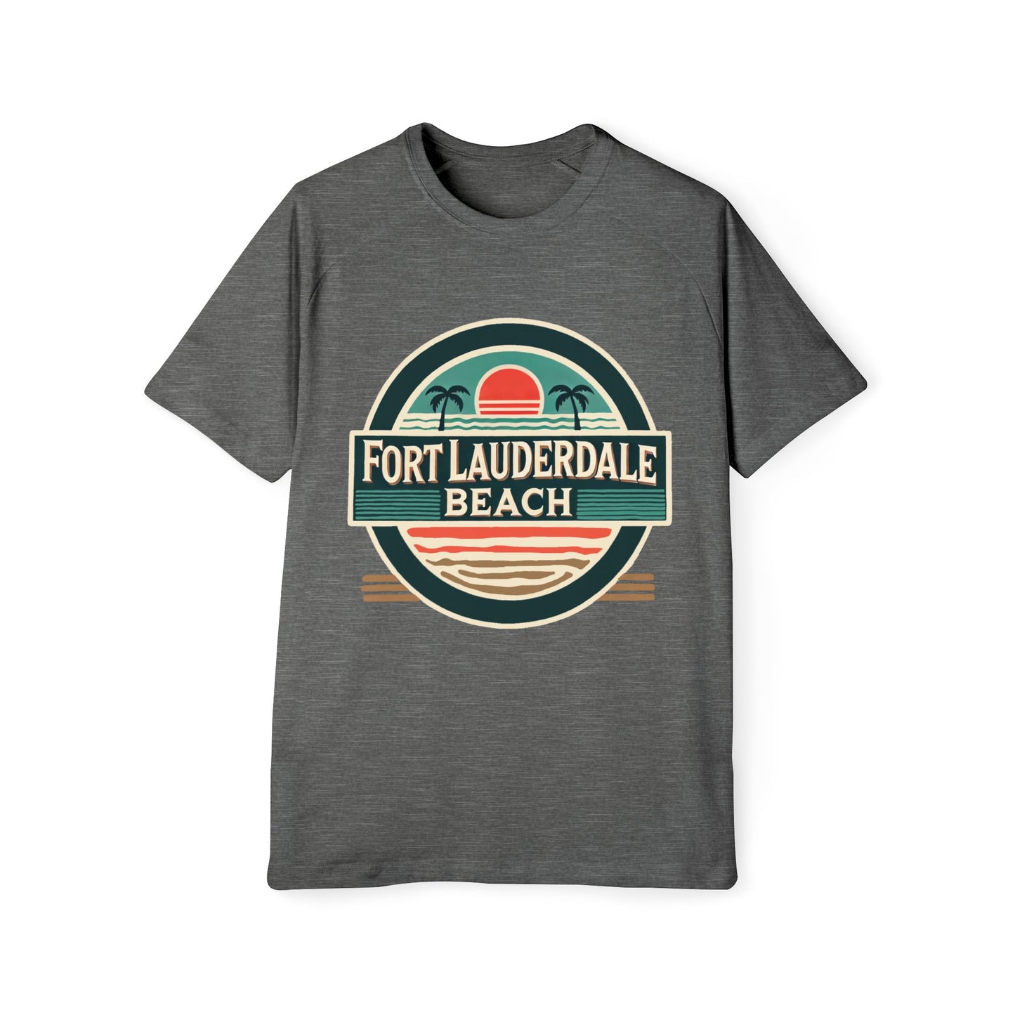 Vintage Fort Lauderdale Men's Raglan T-Shirt