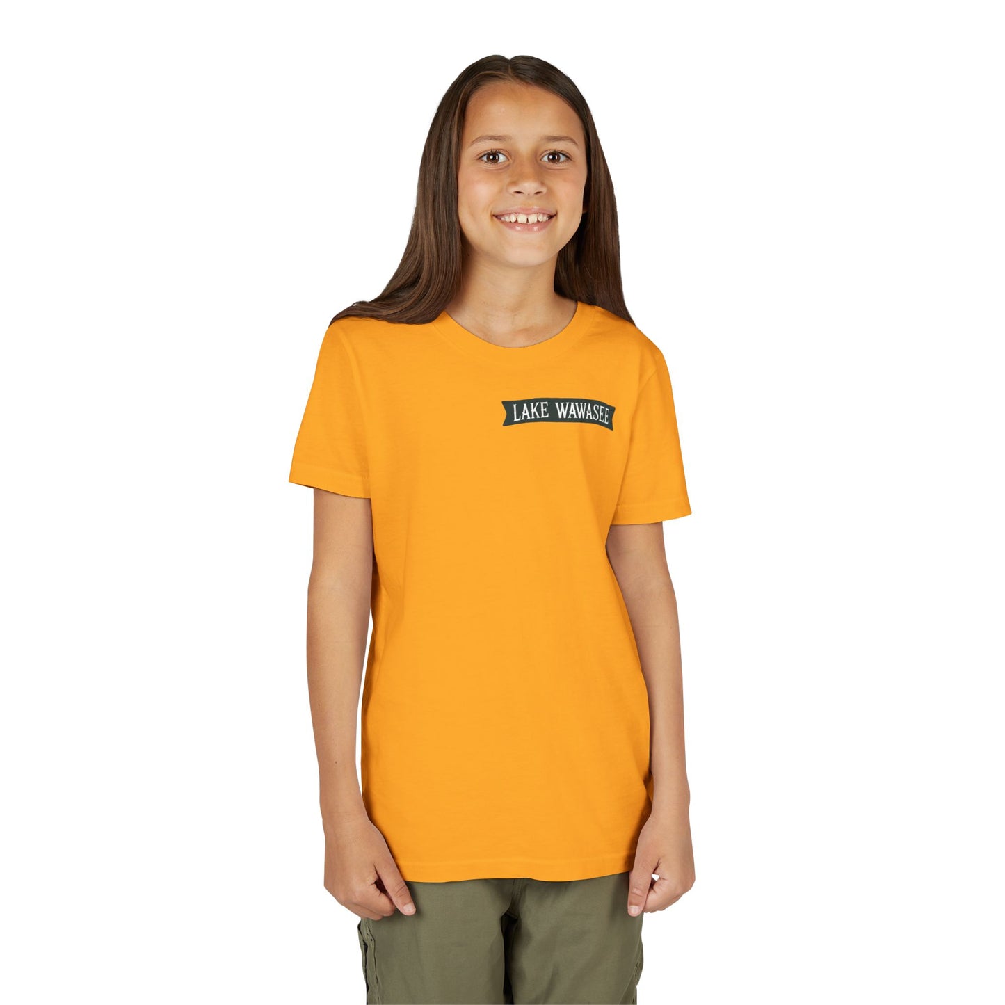 Vintage Lake Wawasee Unisex Youth Short Sleeve Tee