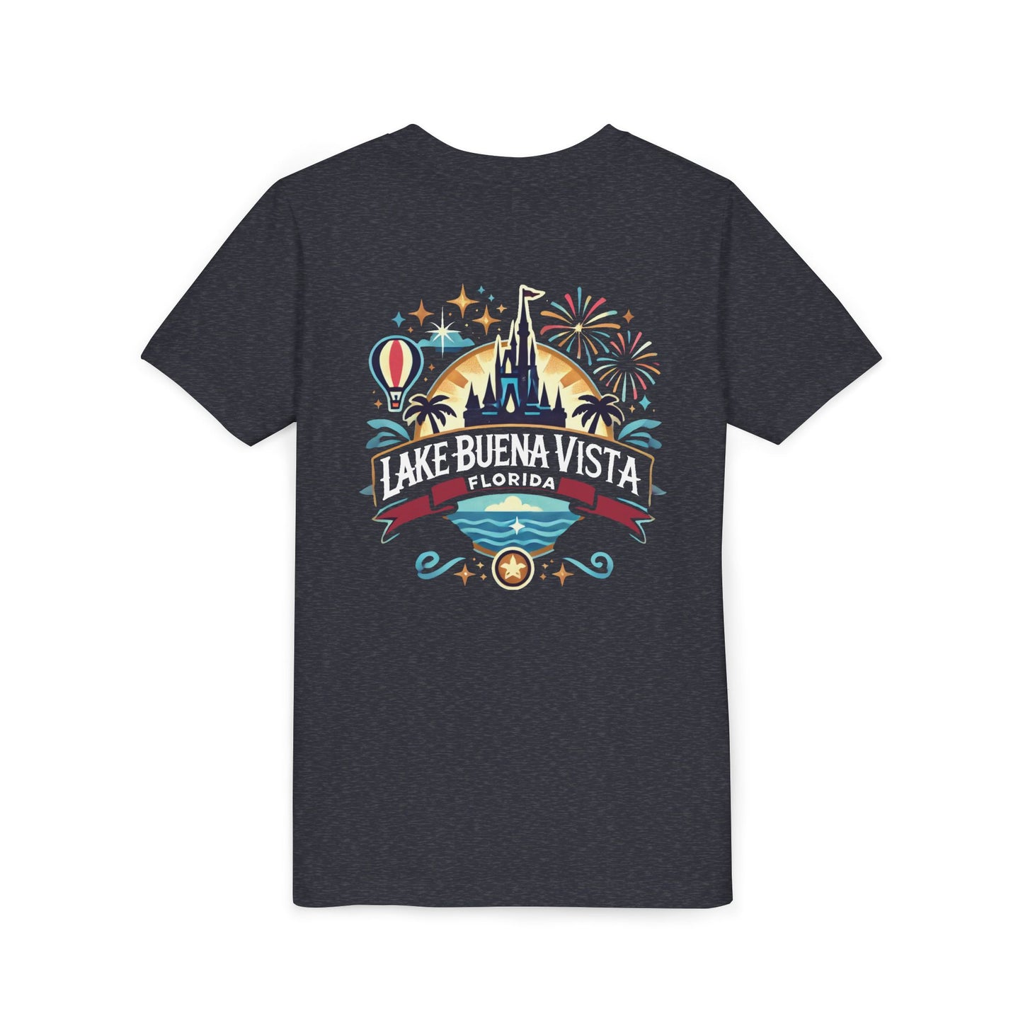 Adventurous Lake Buena Vista Unisex Youth Short Sleeve Tee