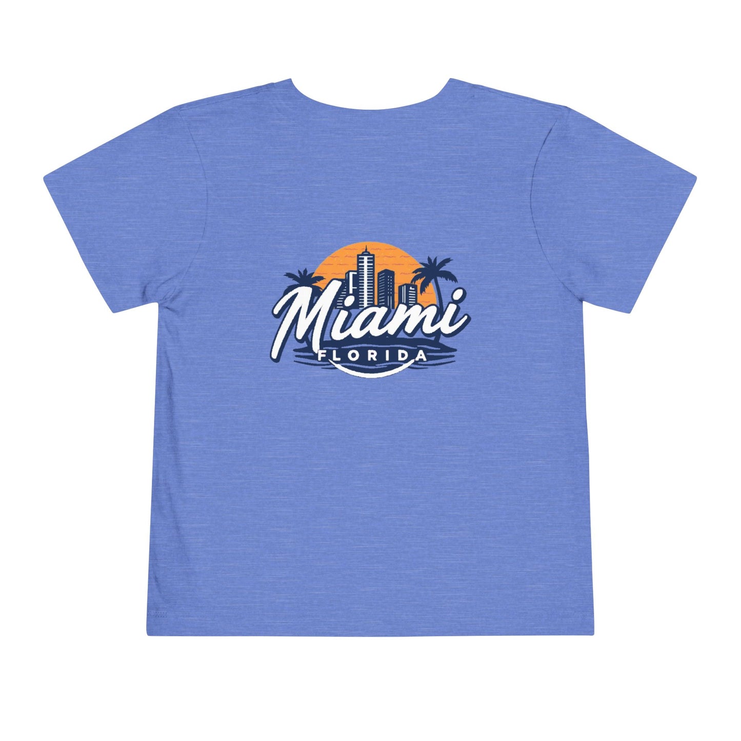 Retro Miami Unisex Toddler Short Sleeve Tee