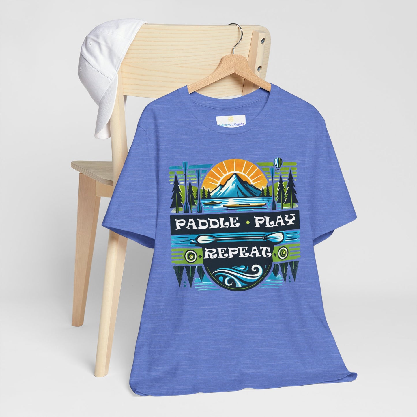 Paddle, Play, Repeat Short Sleeve Tee