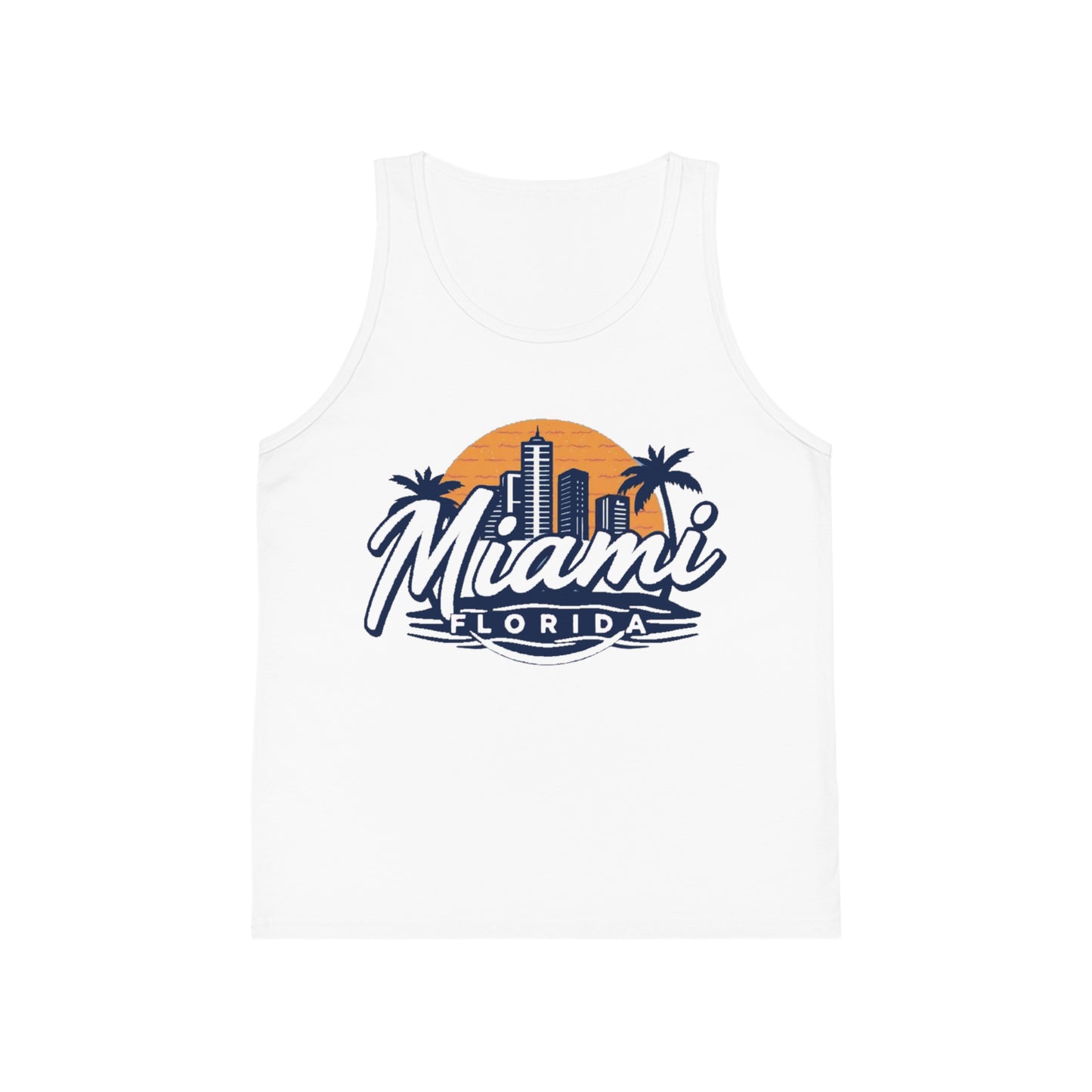 Retro Miami Unisex Kids Jersey Tank Top
