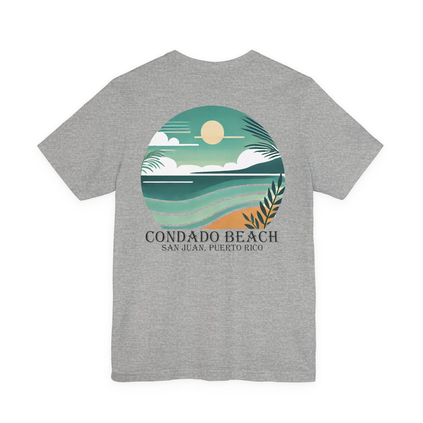 Coastal Vibes Condado Beach Unisex Jersey Short Sleeve Tee
