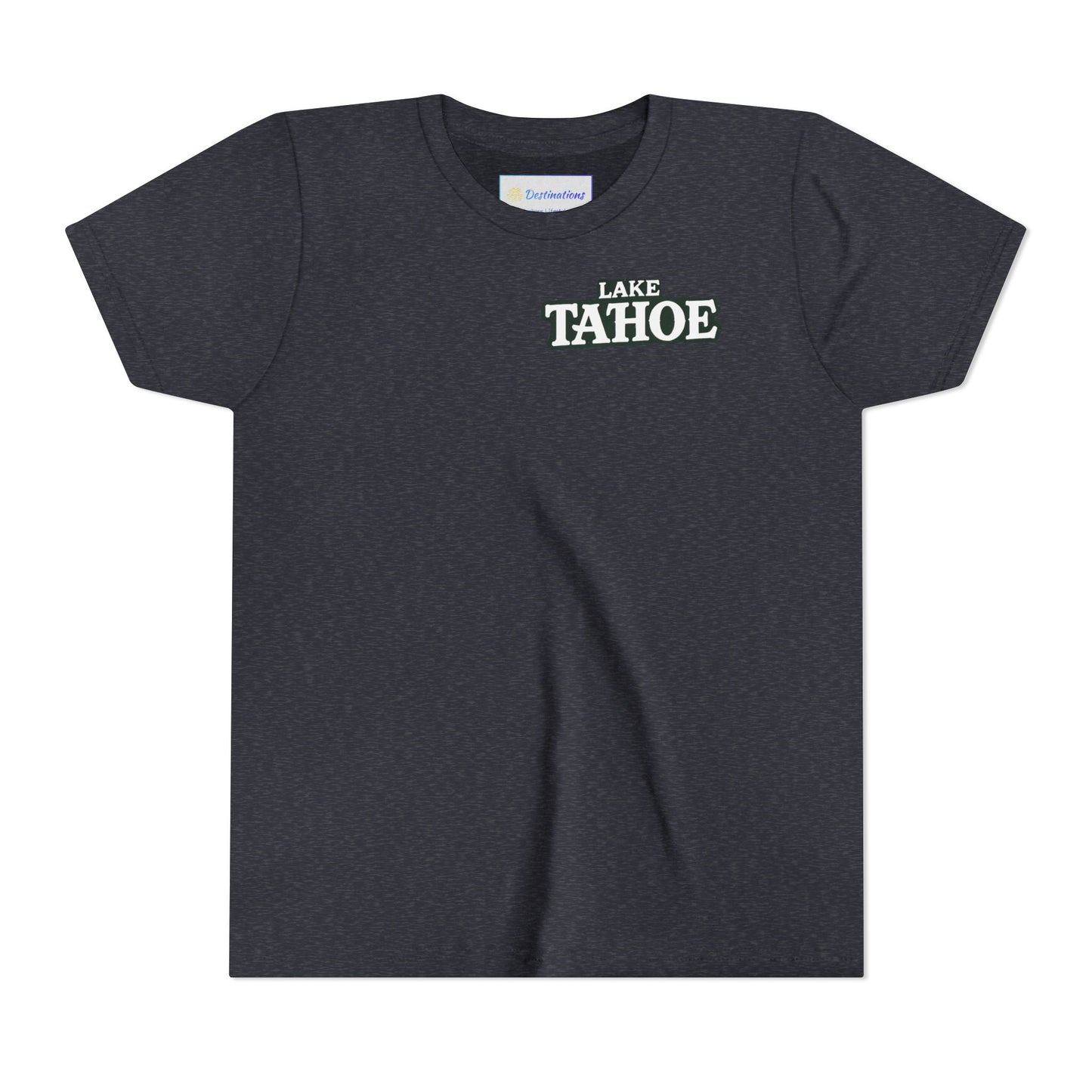 Vintage Lake Tahoe Unisex Youth Short Sleeve Tee