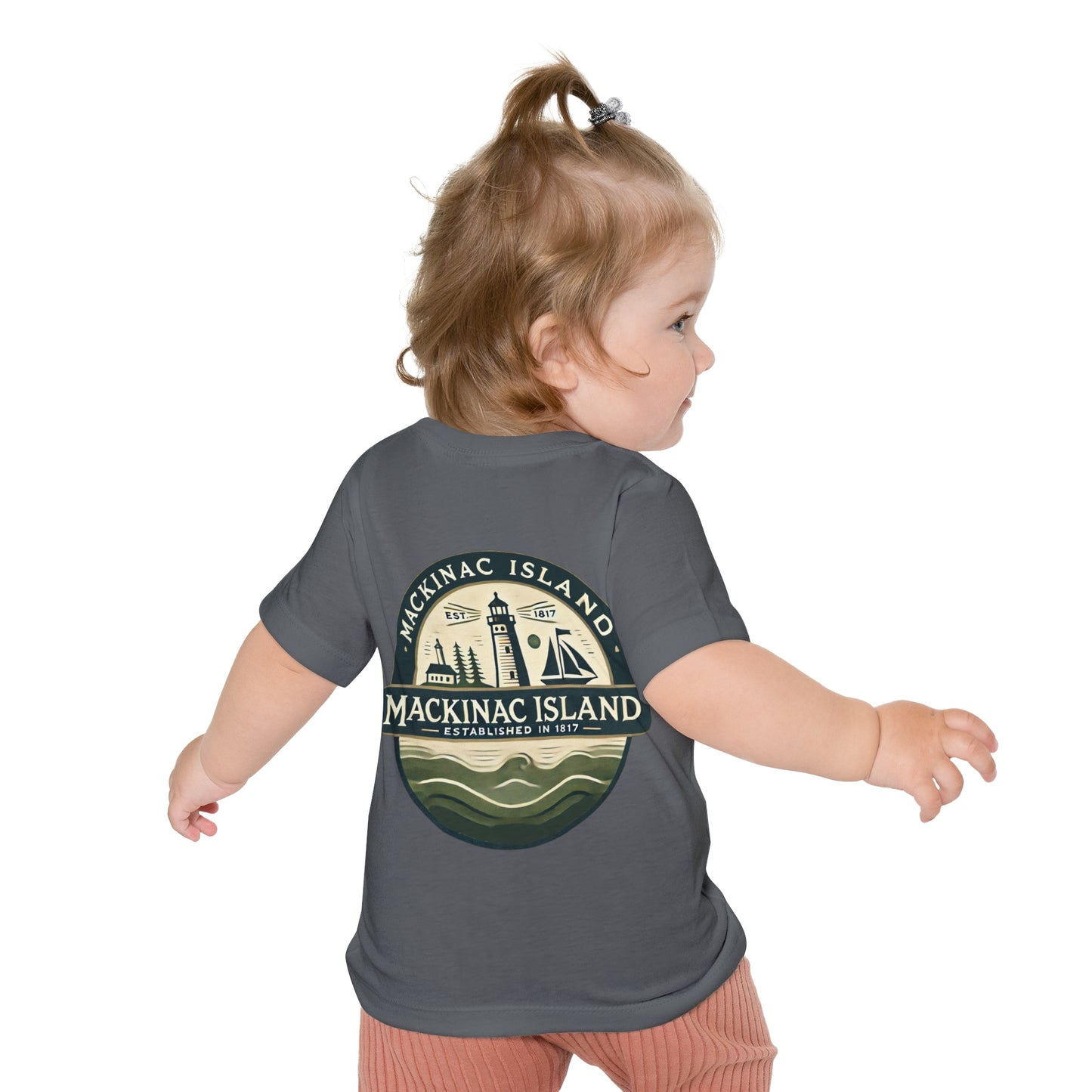 Vintage Mackinac Island Unisex Baby Short Sleeve T-Shirt