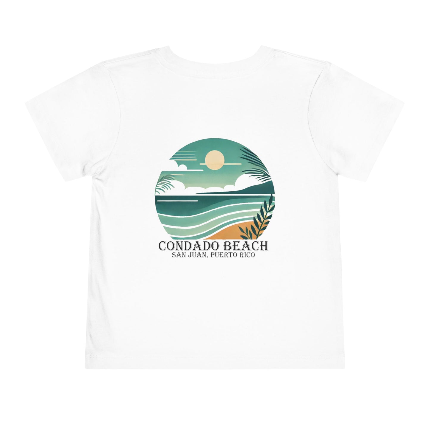 Coastal Vibes Condado Beach Unisex Toddler Short Sleeve Tee