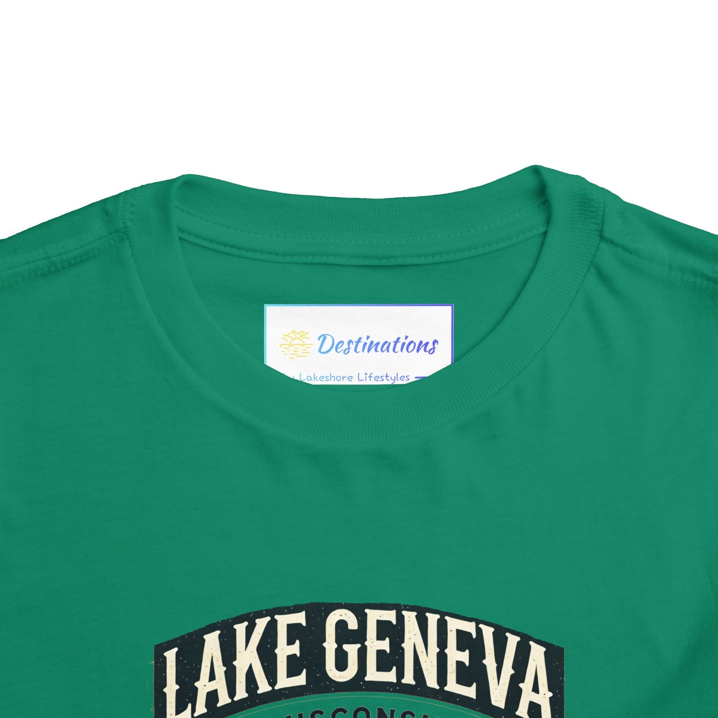 Vintage Lake Geneva Unisex Toddler Short Sleeve Tee