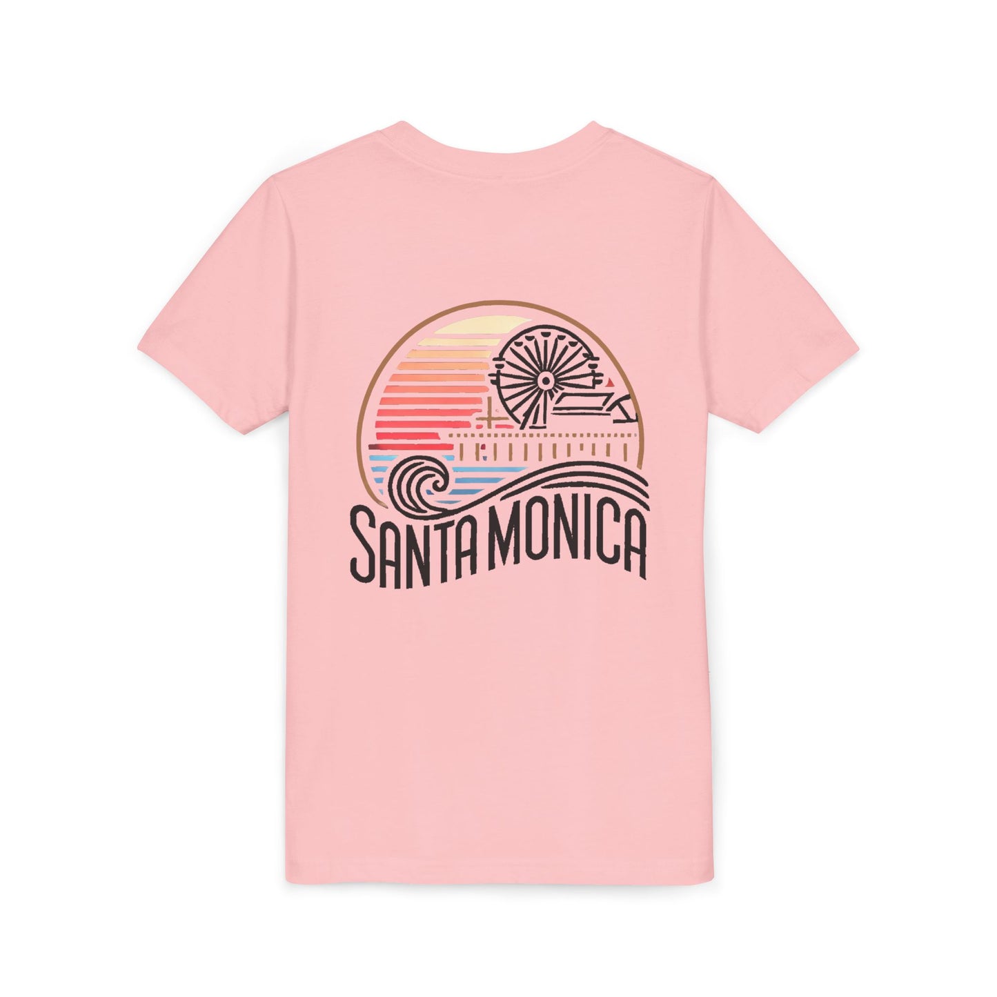 Vibrant Santa Monica Youth Short Sleeve Tee