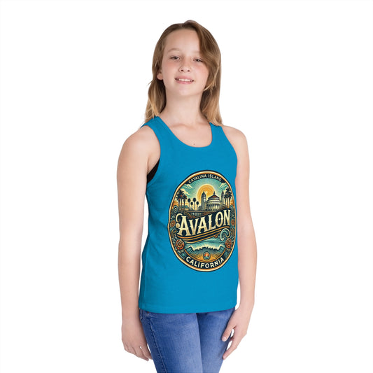 Elegant Avalon Unisex Kids Jersey Tank Top