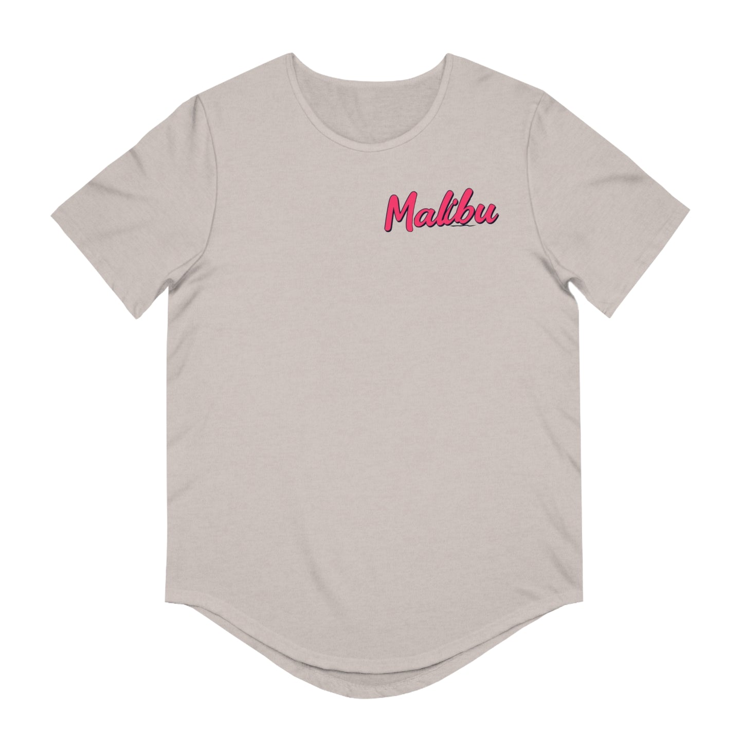 Retro Malibu Men's Jersey Curved Hem Tee