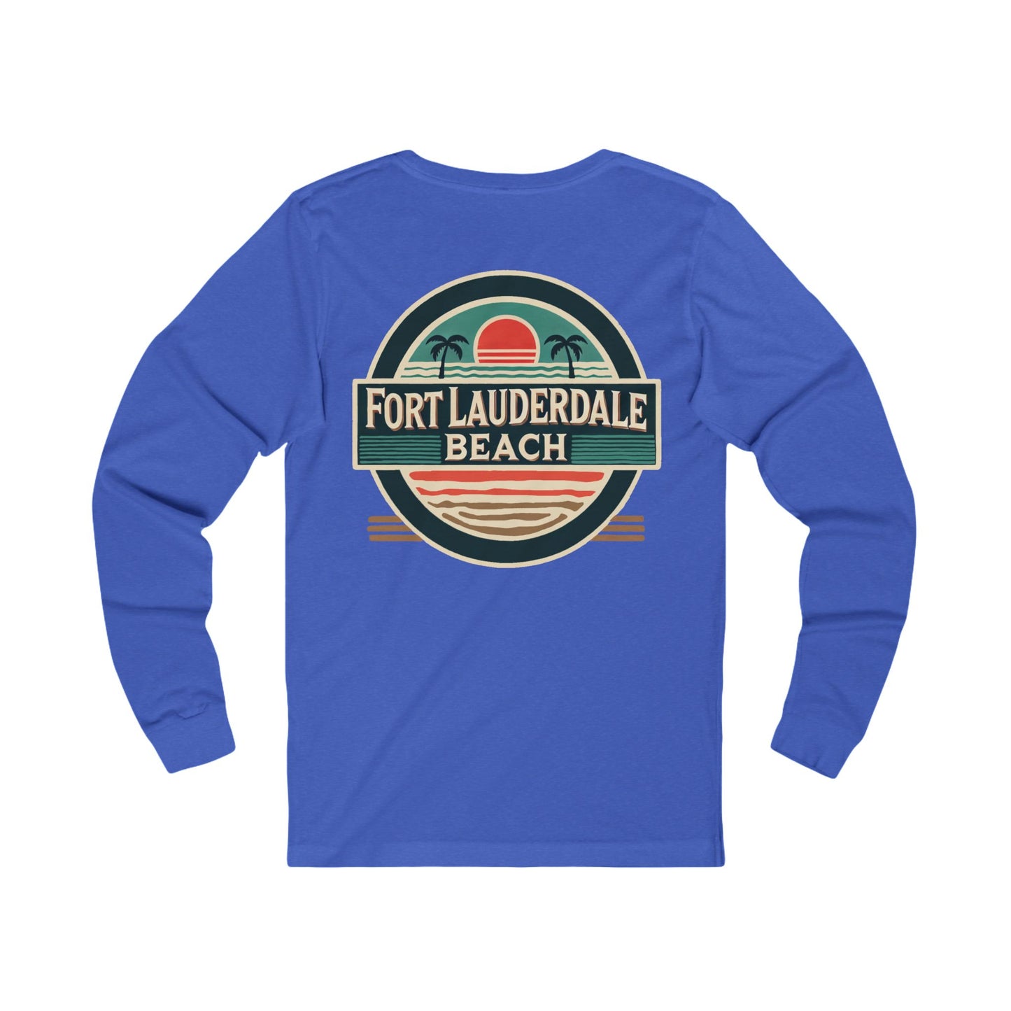 Vintage Fort Lauderdale Unisex Jersey Long Sleeve Tee
