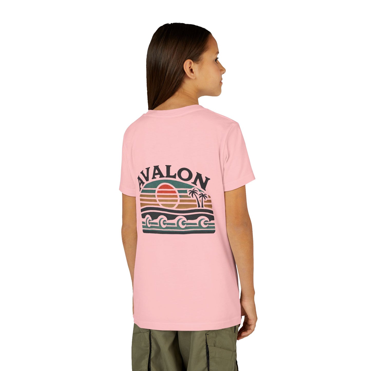Retro Avalon Sunset Youth Short Sleeve Tee
