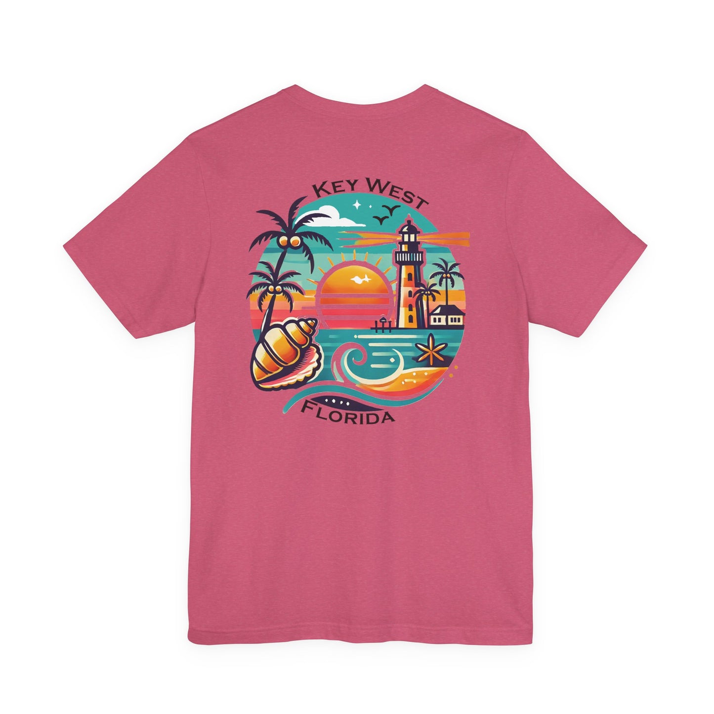 Vibrant Key West Unisex Jersey Short Sleeve Tee