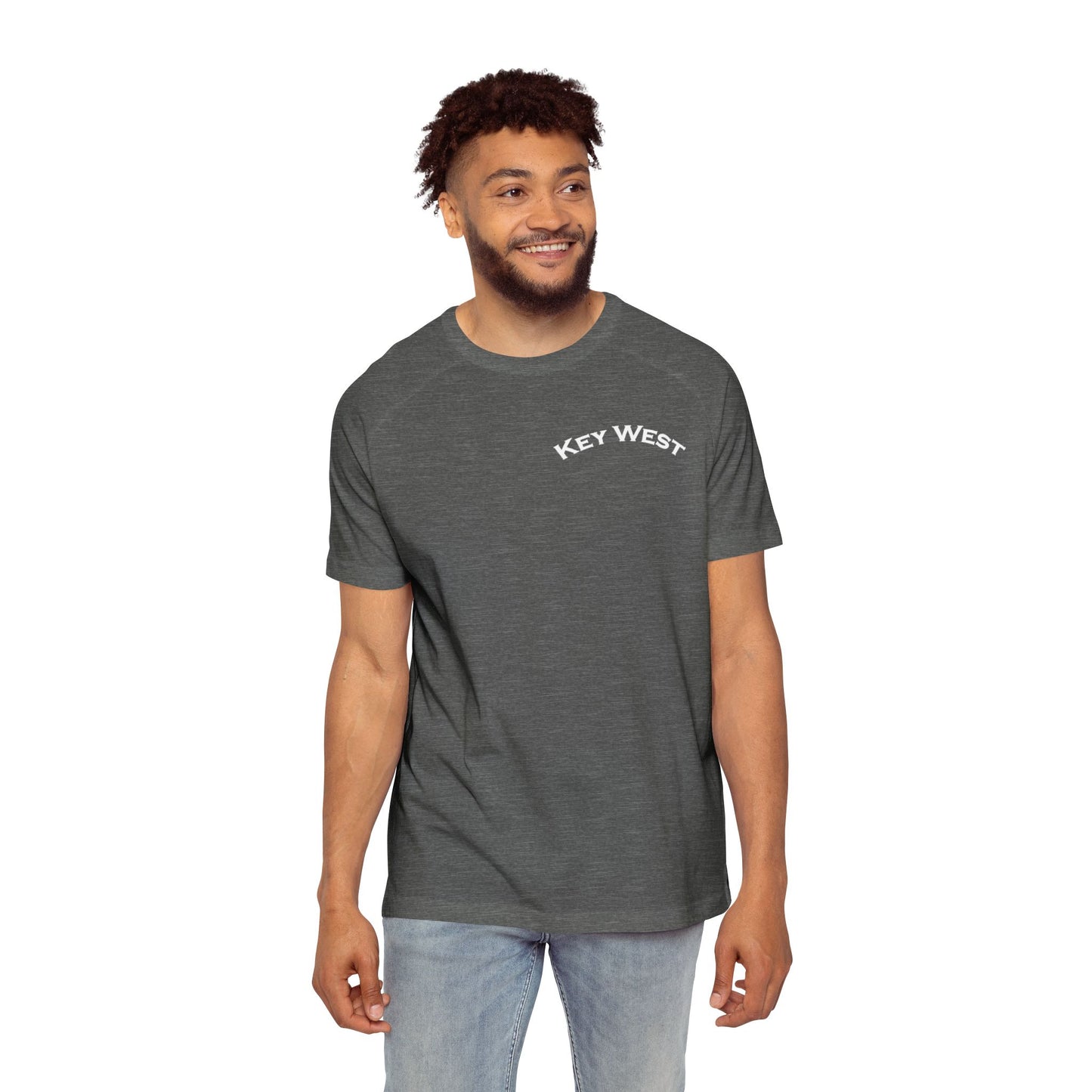 Vibrant Key West Men's Raglan T-Shirt