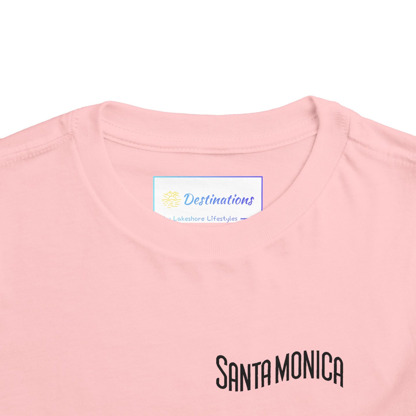 Vibrant Santa Monica Unisex Toddler Short Sleeve Tee