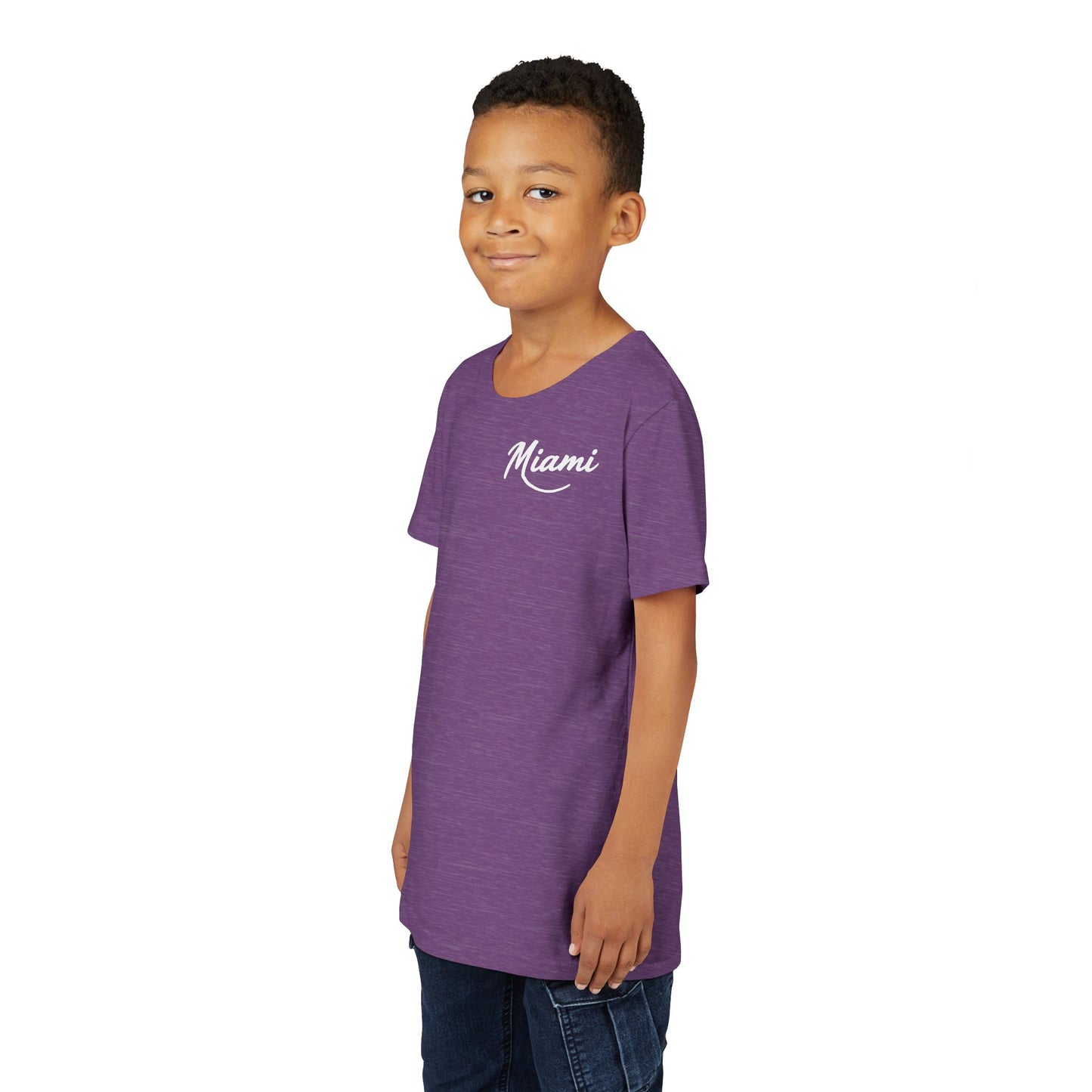 Retro Miami Unisex Youth Short Sleeve Tee