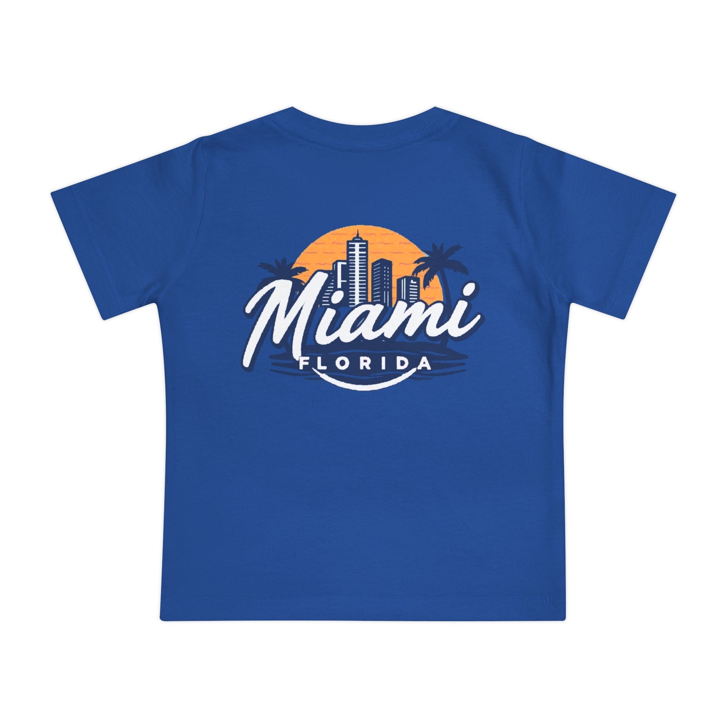 Retro Miami Unisex Baby Short Sleeve T-Shirt