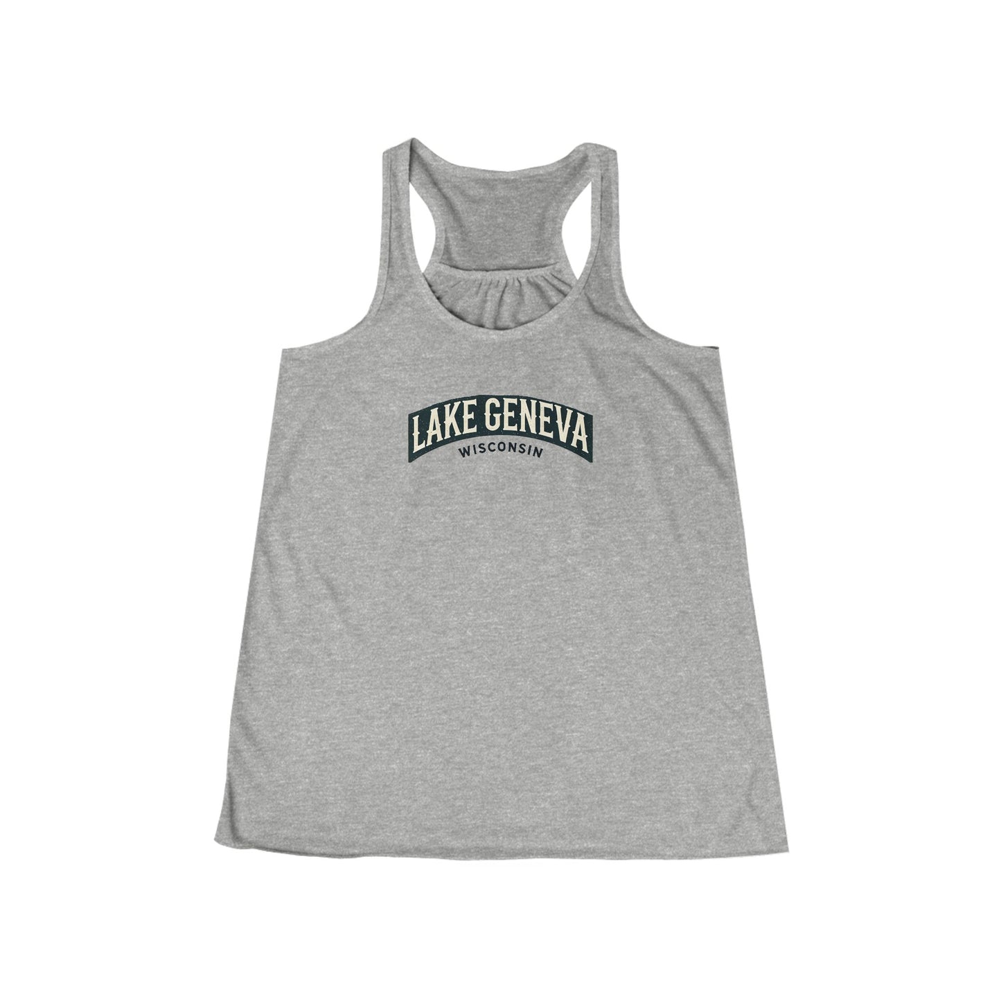 Vintage Lake Geneva Women's Flowy Racerback Tank