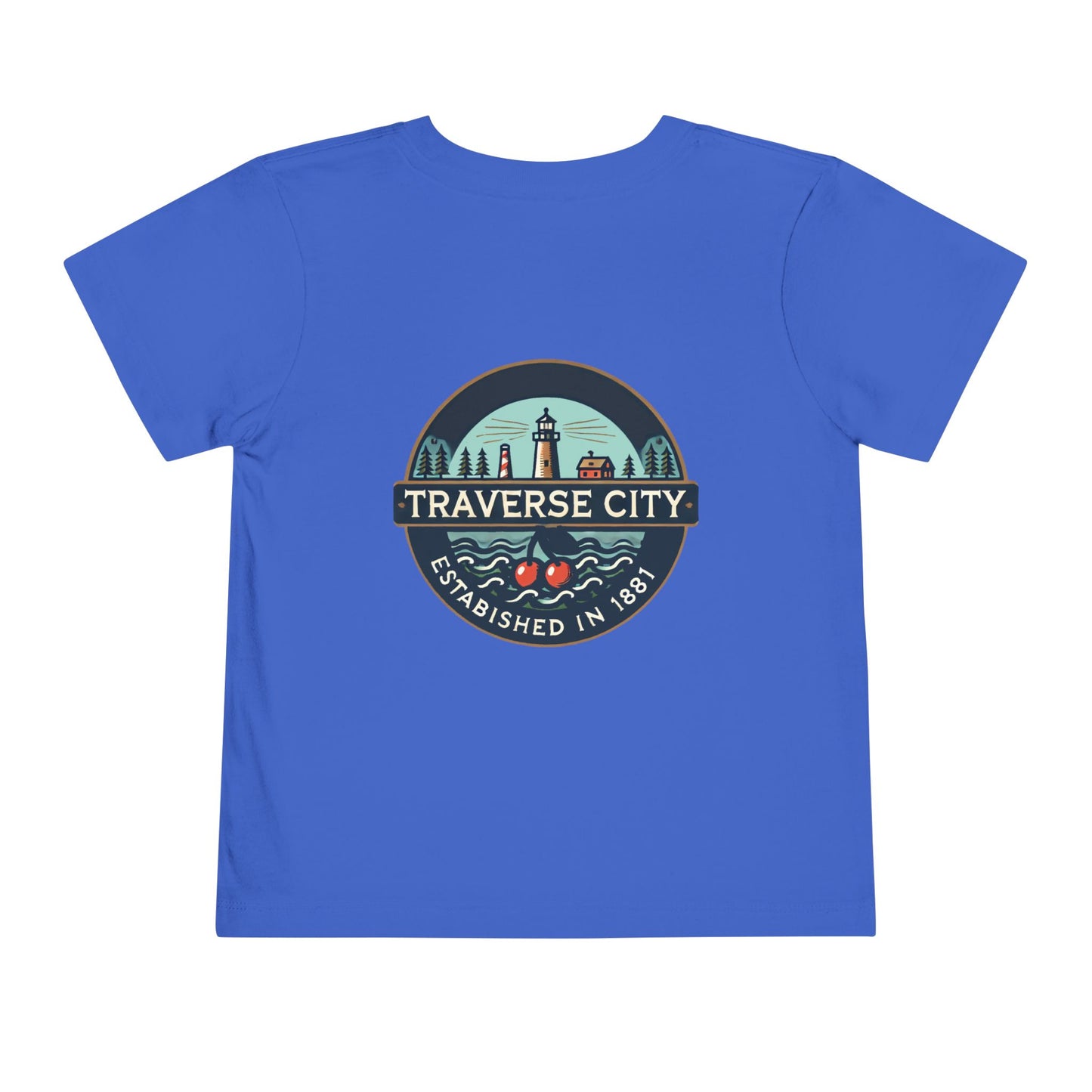 Vintage Traverse City Unisex Toddler Short Sleeve Tee