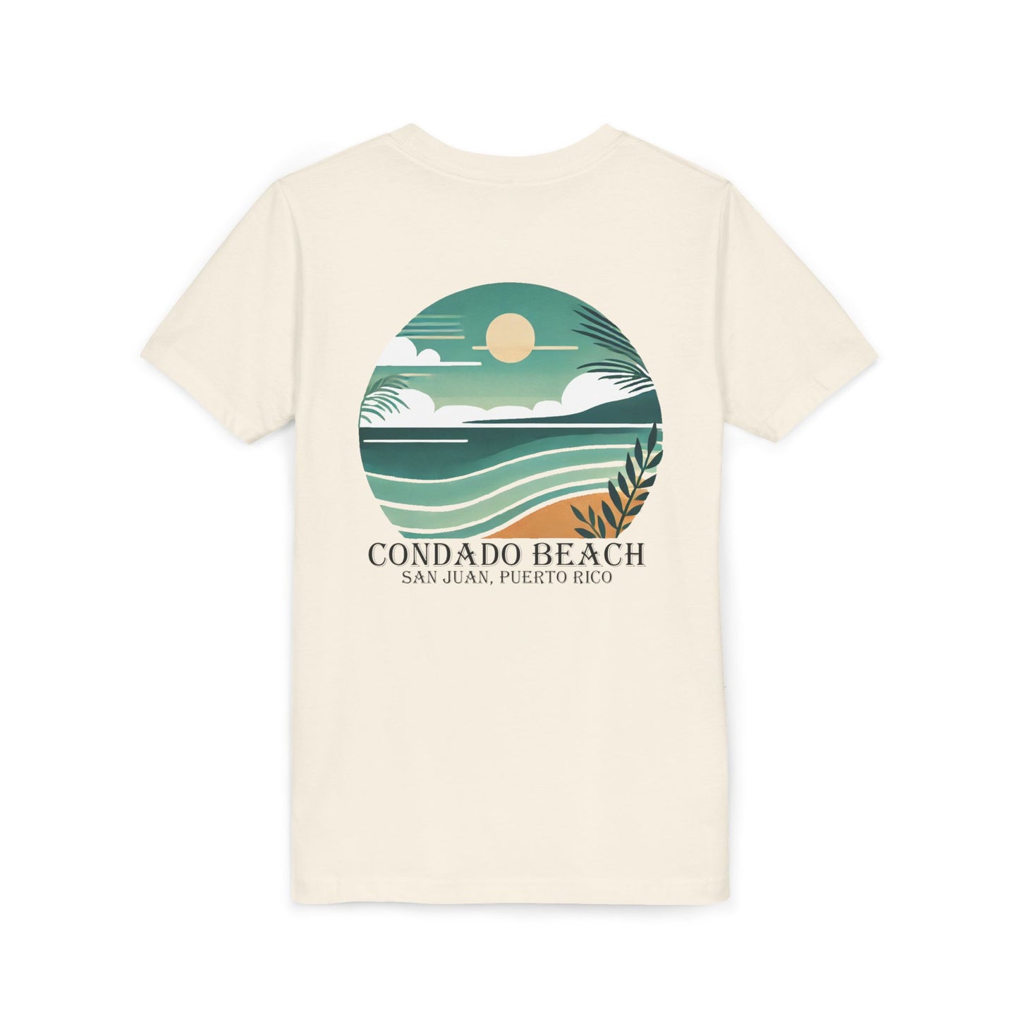 Coastal Vibes Condado Beach Unisex Youth Short Sleeve Tee