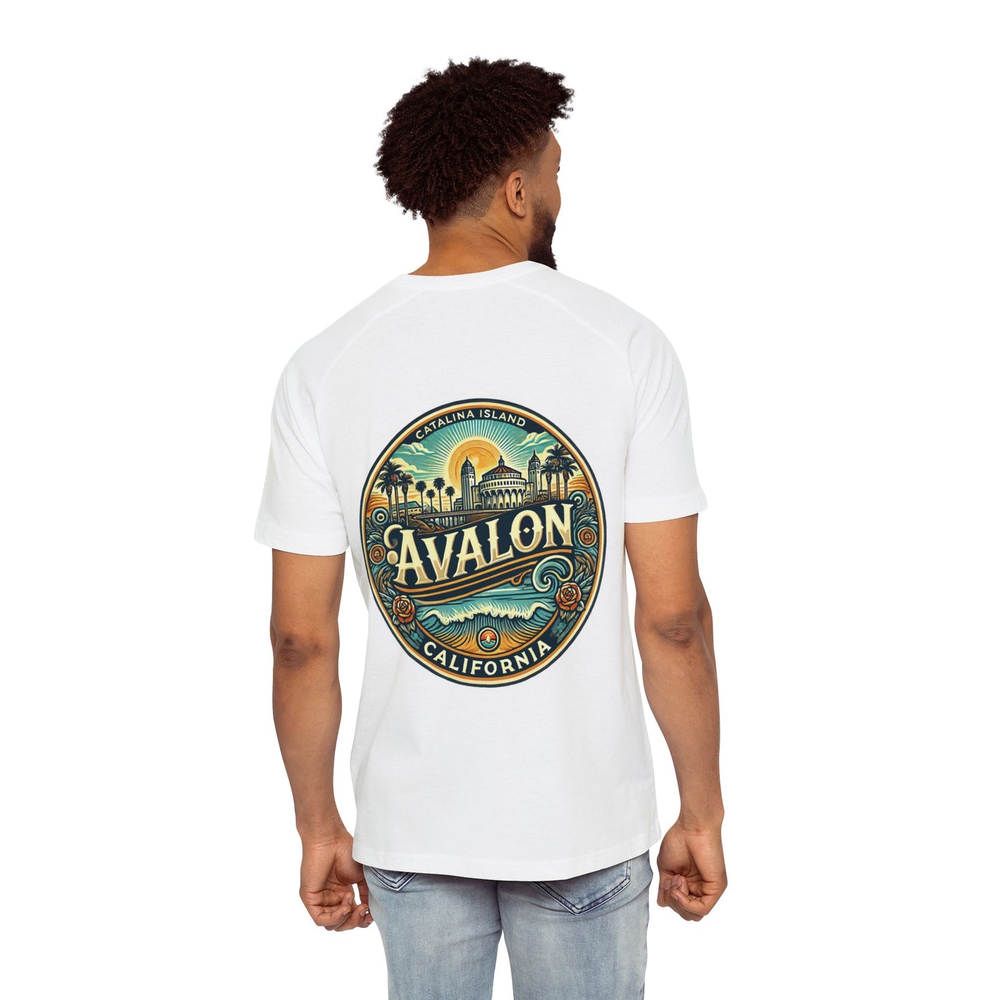 Elegant Avalon Men's Raglan T-Shirt
