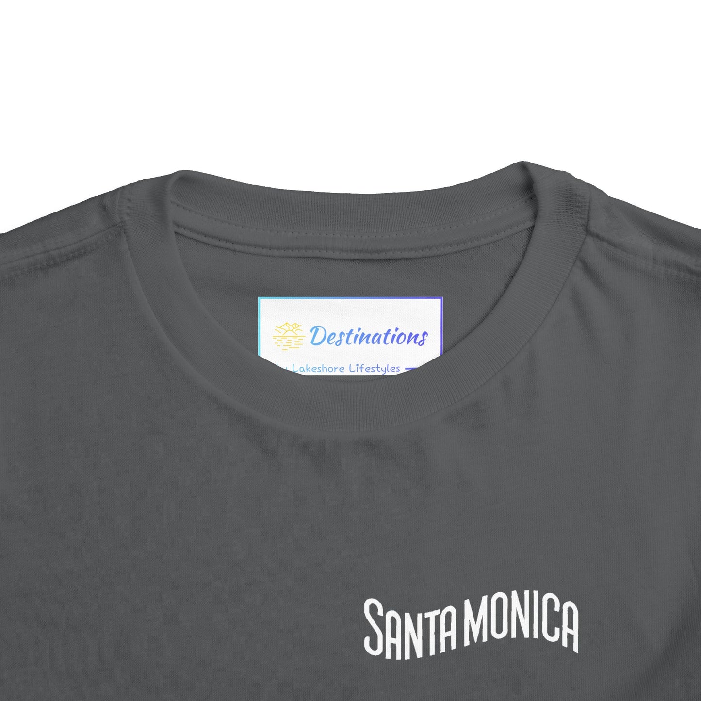 Vibrant Santa Monica Unisex Toddler Short Sleeve Tee