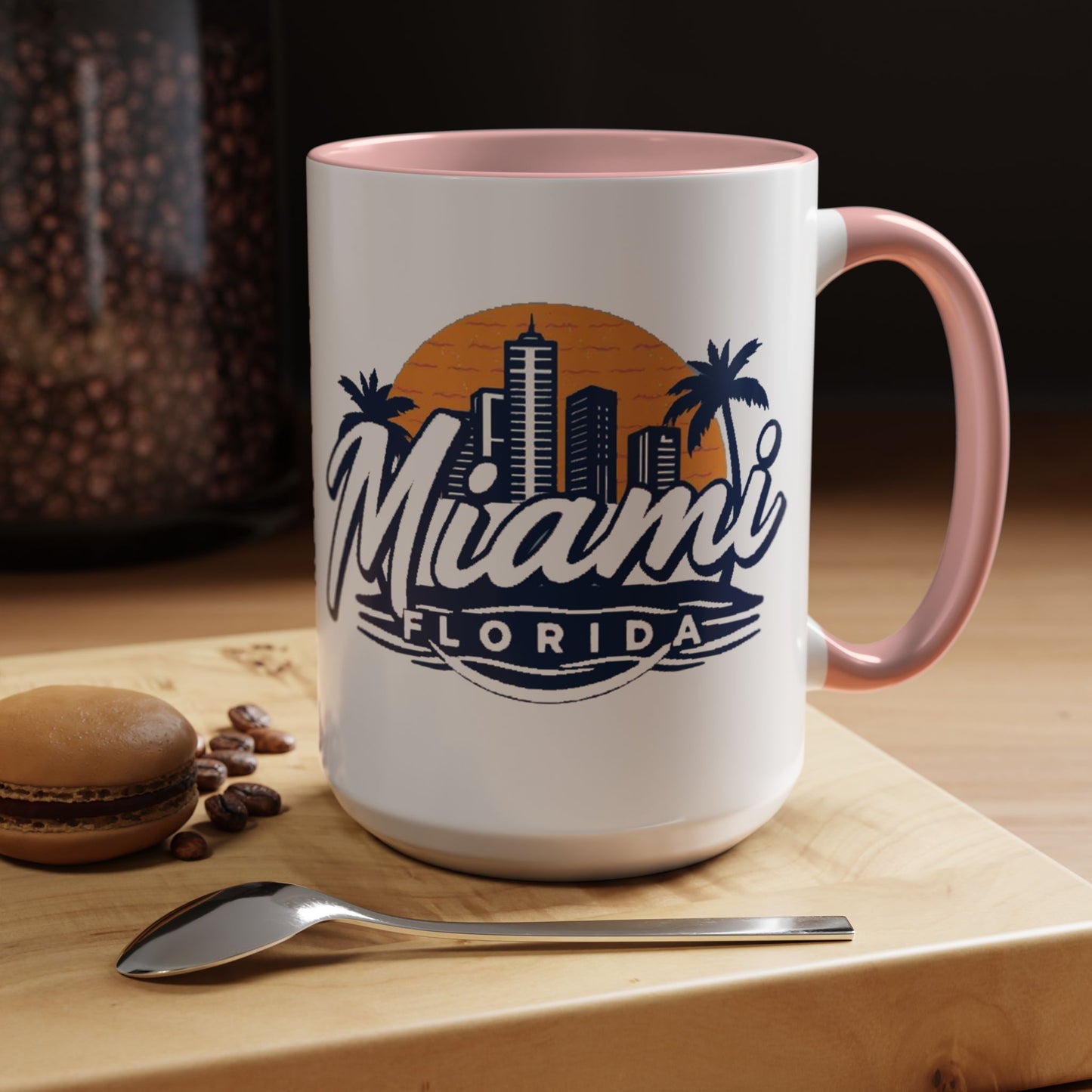 Retro Miami Accent Coffee Mug