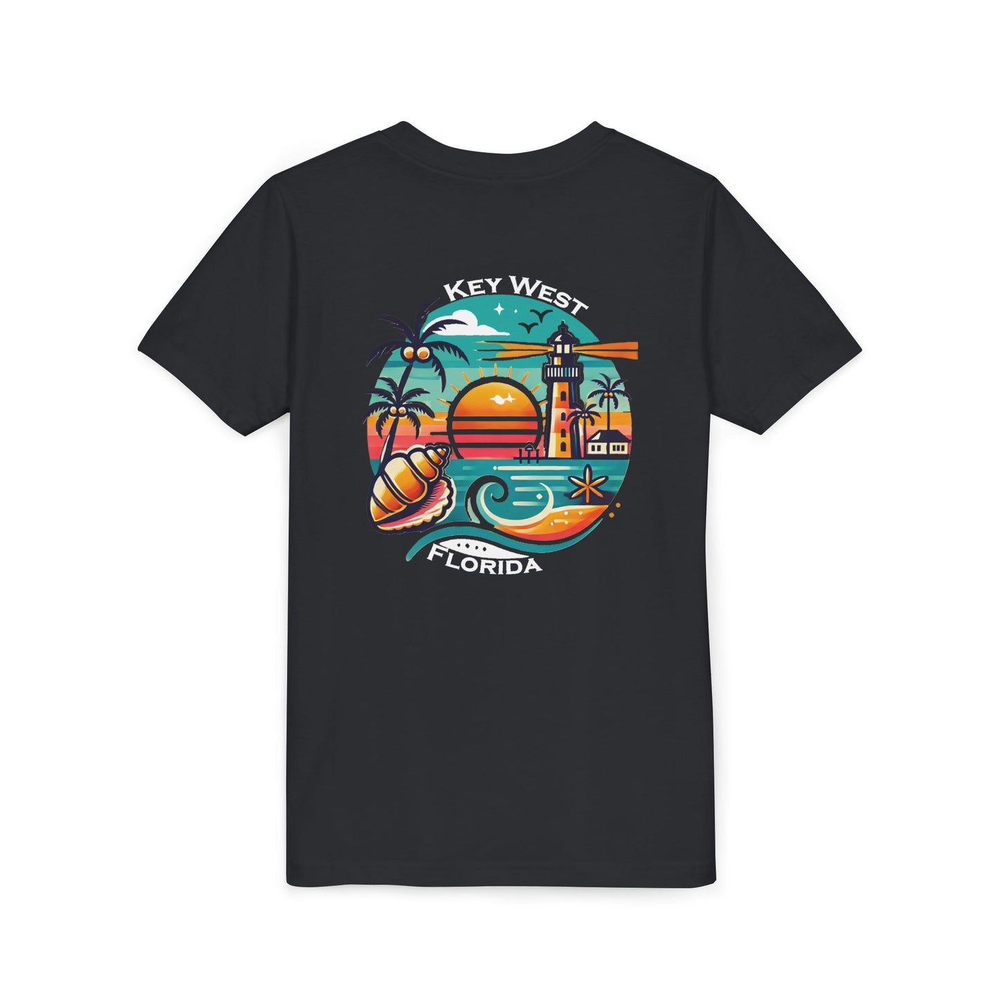Vibrant Key West Youth Short Sleeve Tee