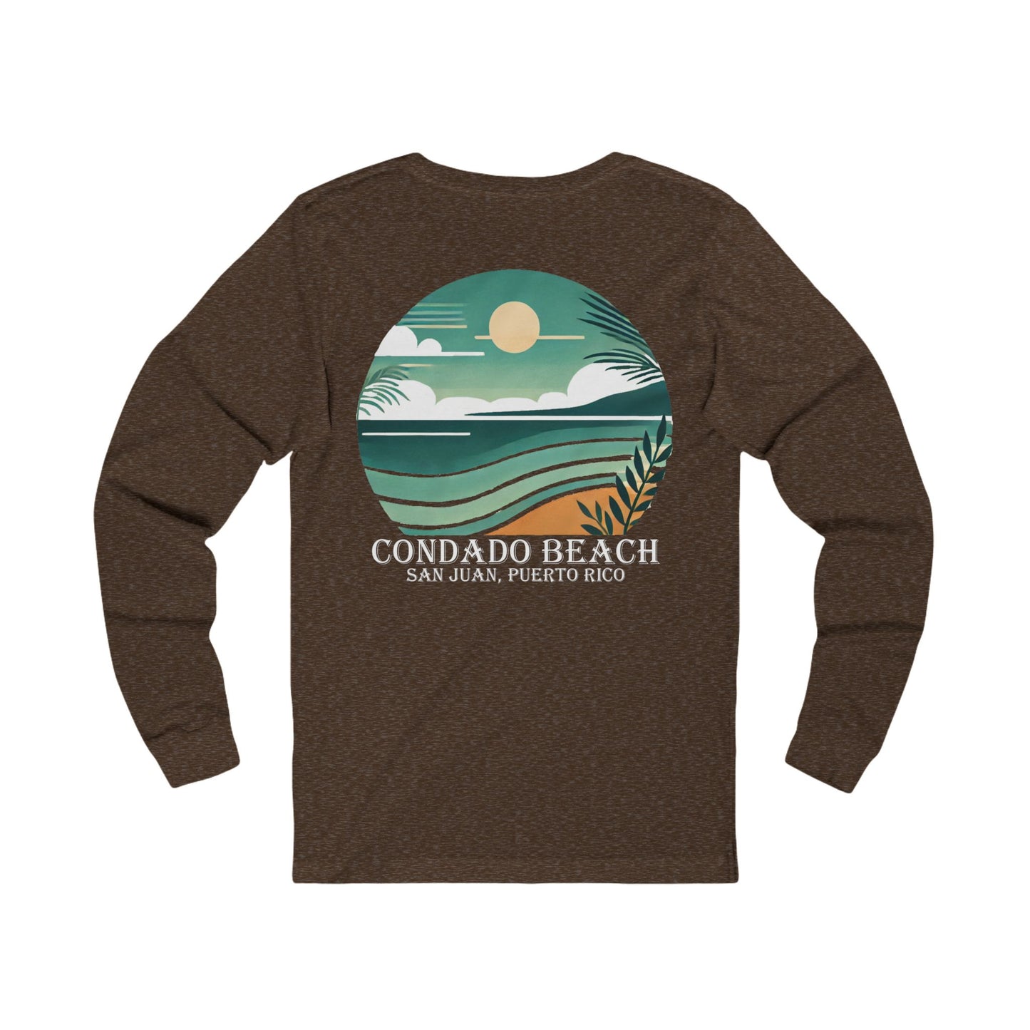 Coastal Vibes Condado Beach Unisex Jersey Long Sleeve Tee