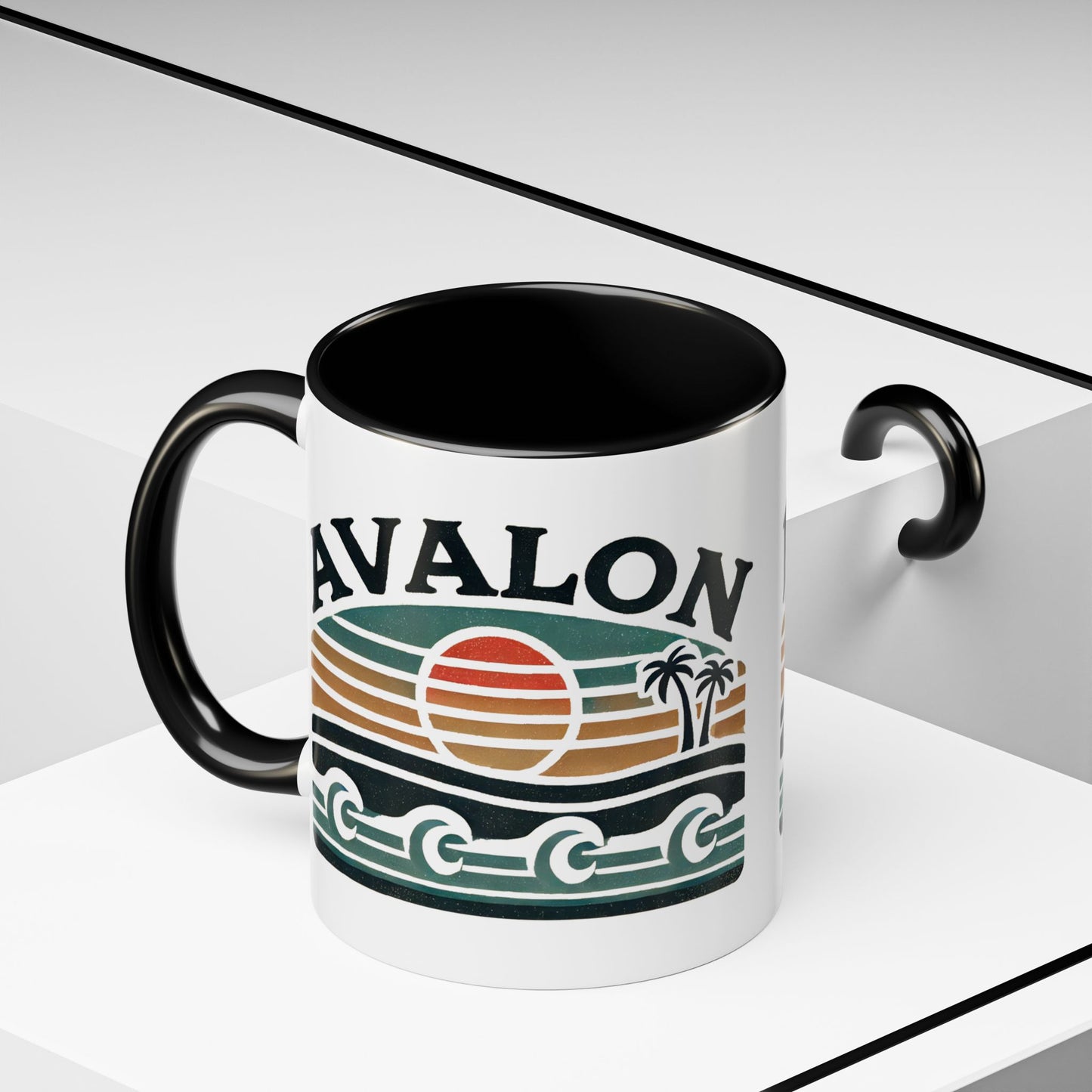 Retro Avalon Accent Coffee Mug