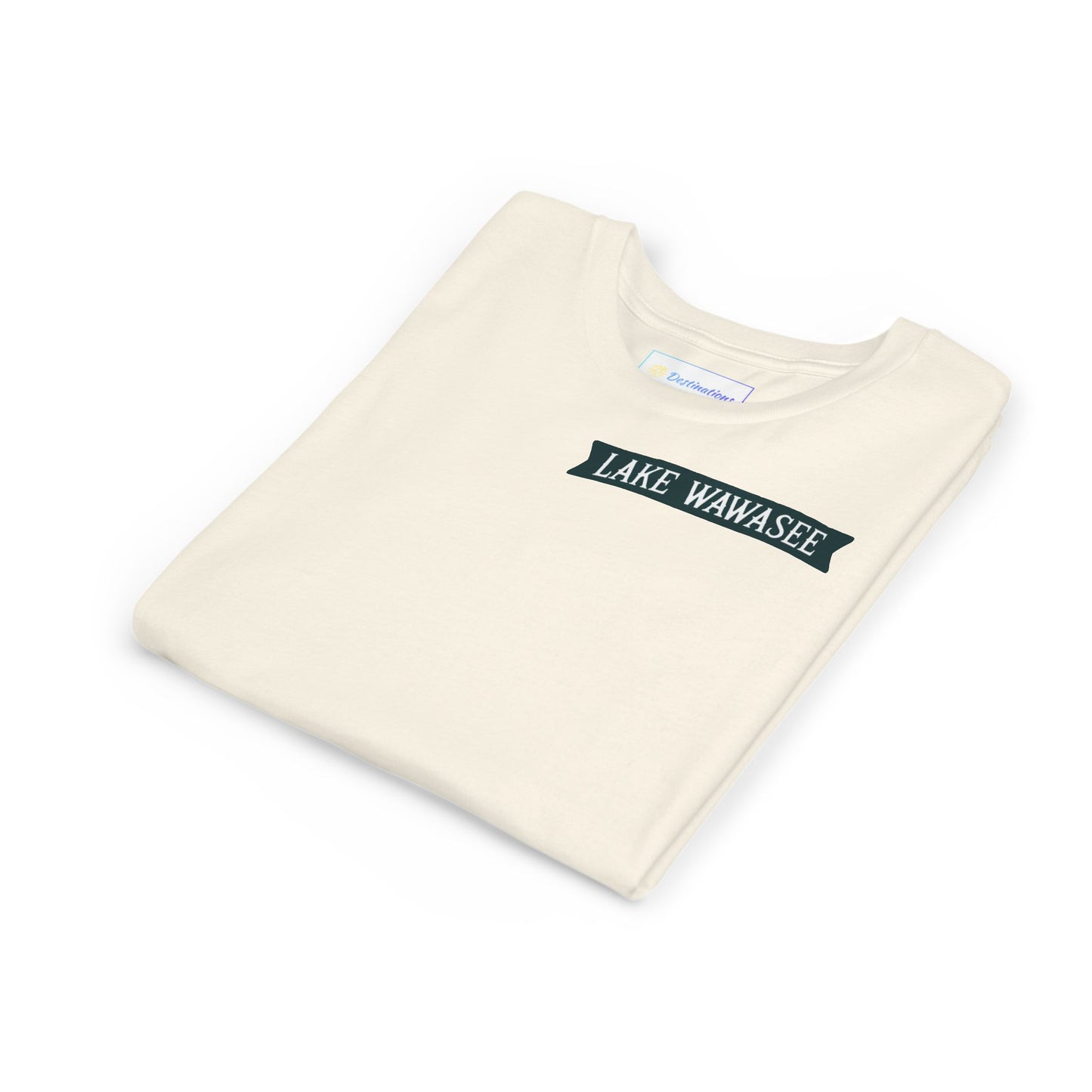 Vintage Lake Wawasee Unisex Youth Short Sleeve Tee