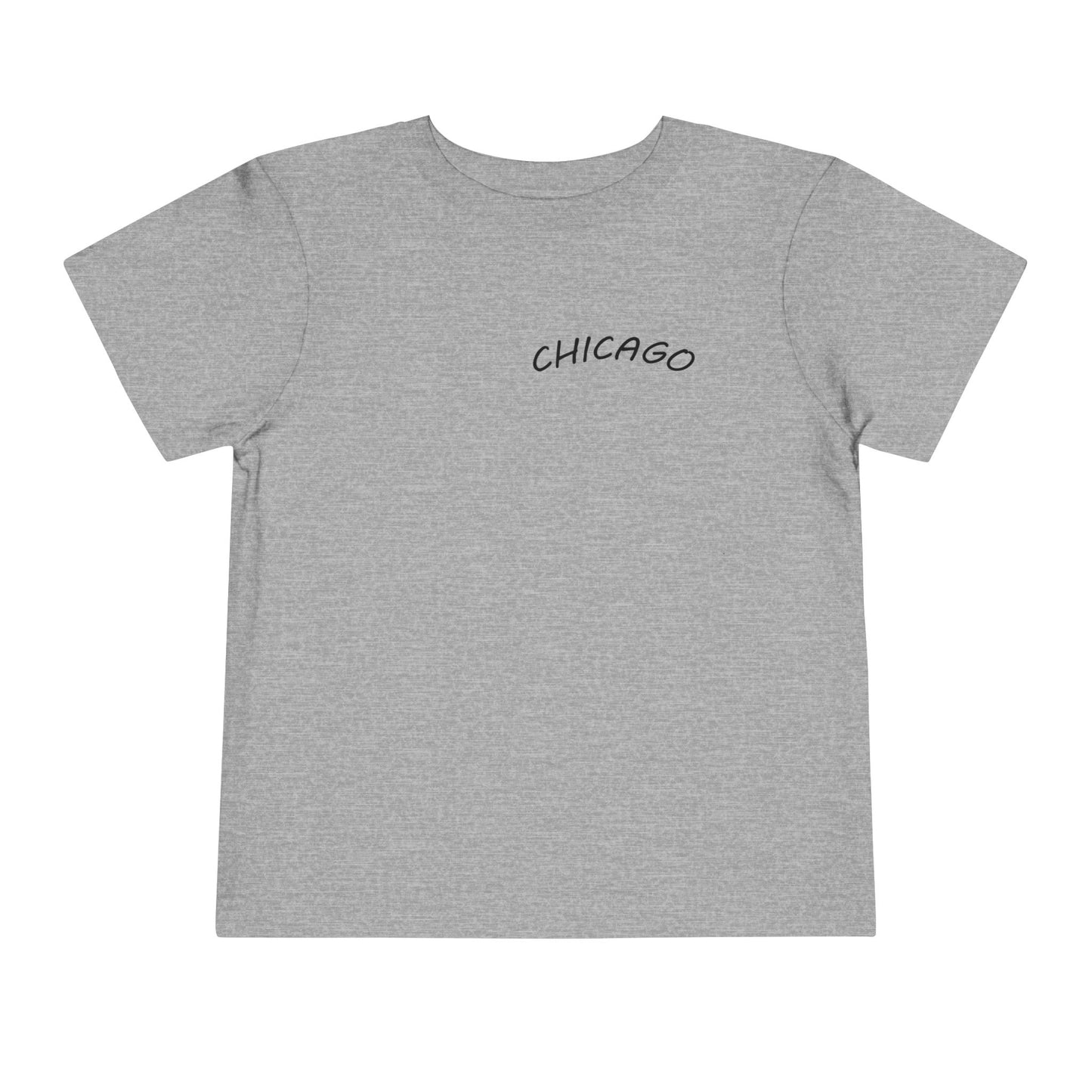Retro Chicago Sunset Unisex Toddler Short Sleeve Tee