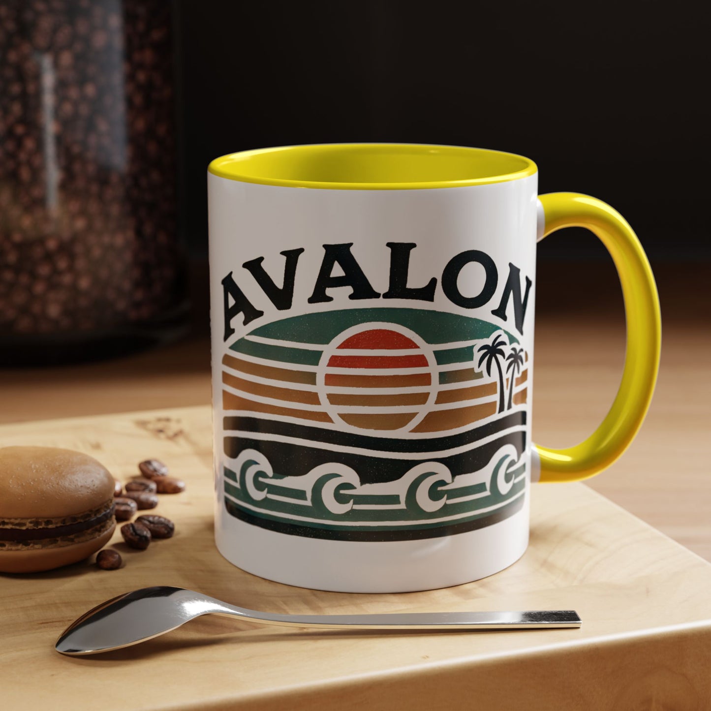 Retro Avalon Accent Coffee Mug