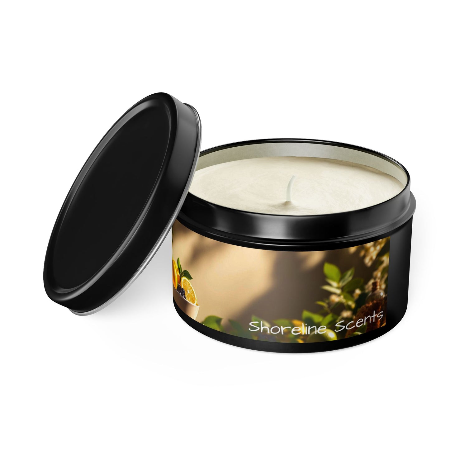 Spa Retreat Scented Rustic Tin Candle