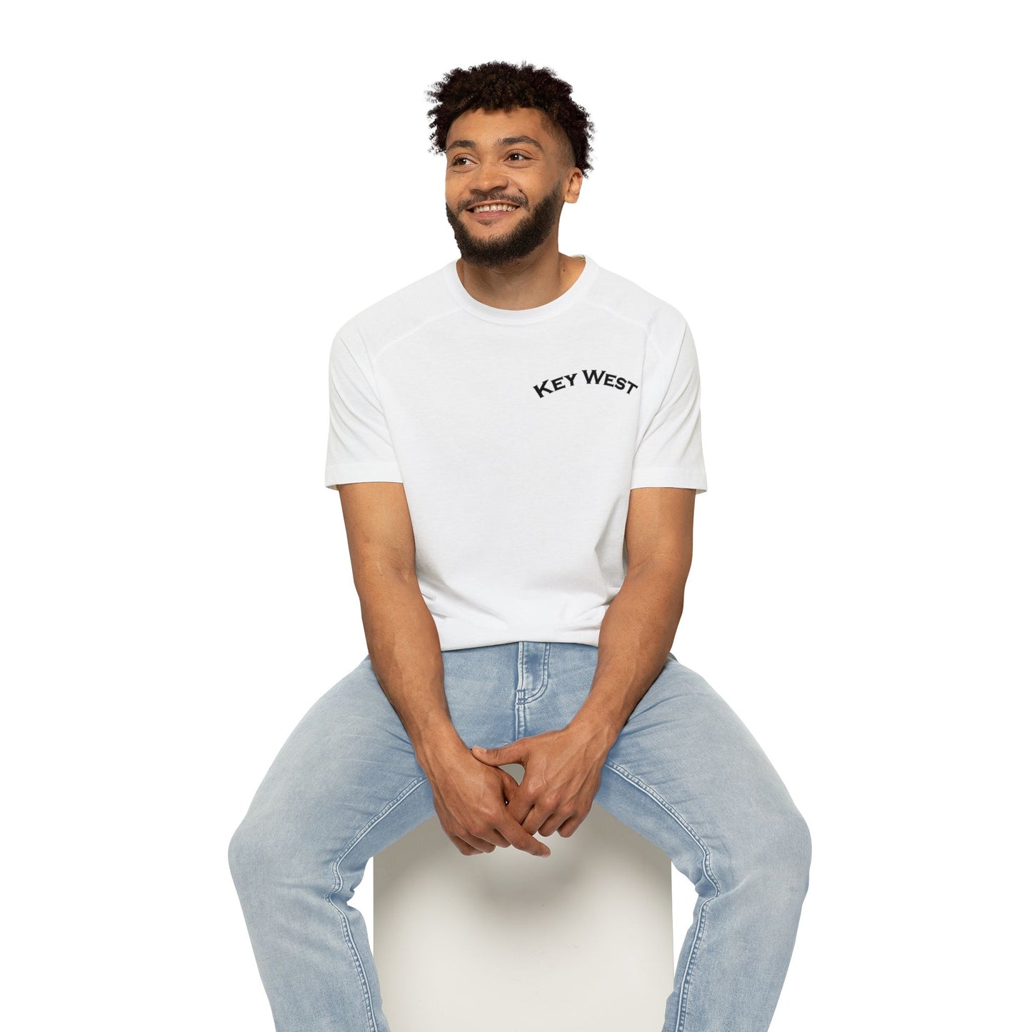 Vibrant Key West Men's Raglan T-Shirt