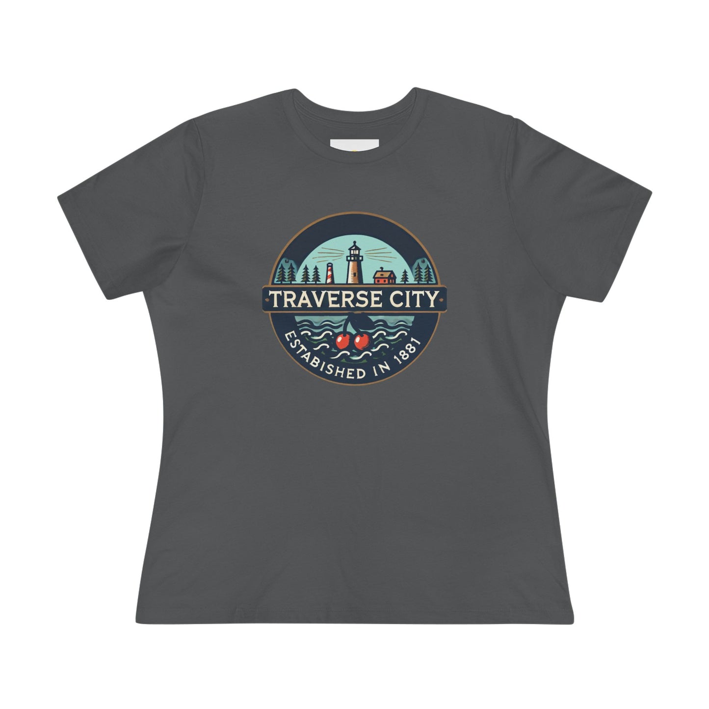 Vintage Traverse City Women's Cotton Tee